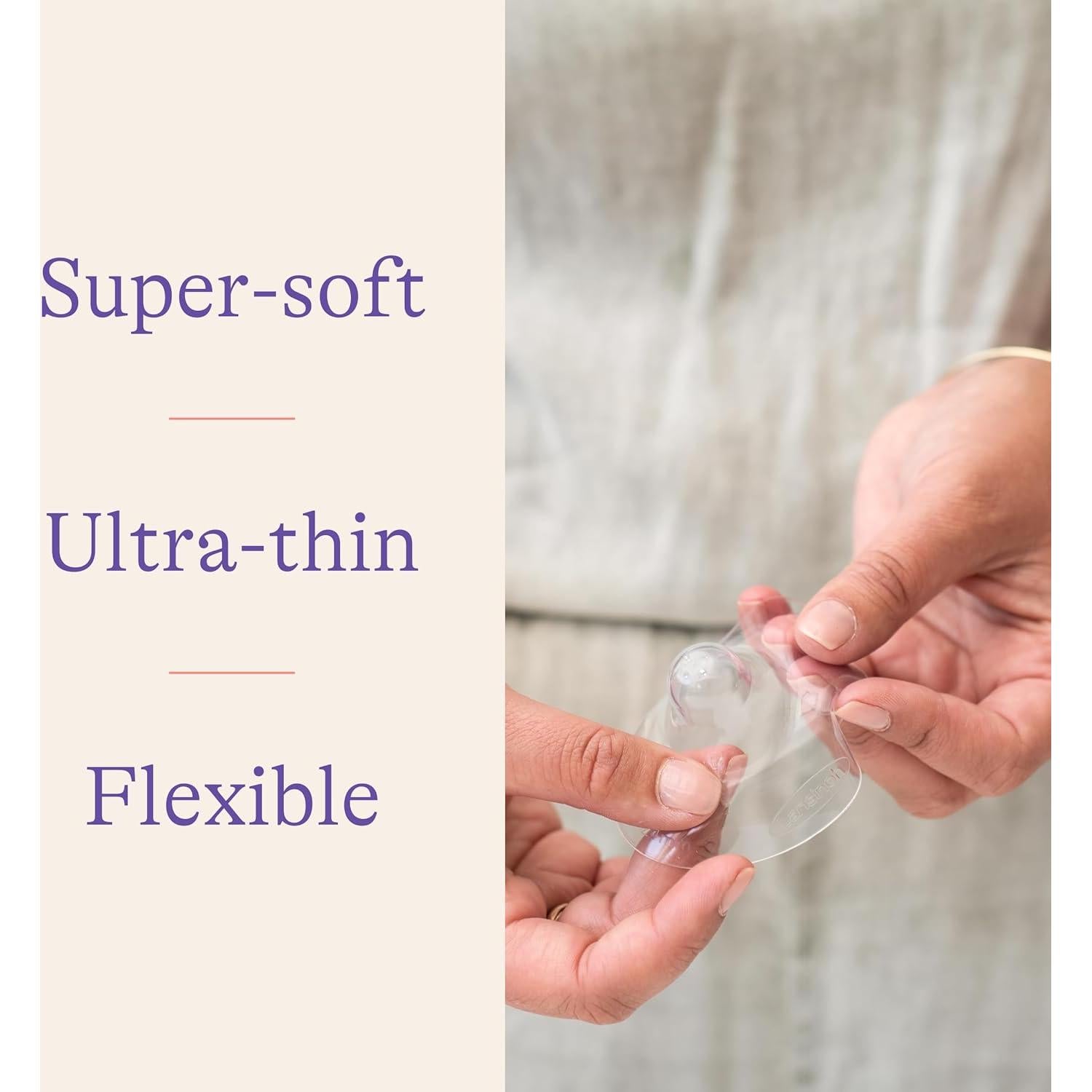 Escudos de Pezón Lansinoh Contact 20mm - Silicona Suave 2 Unidades