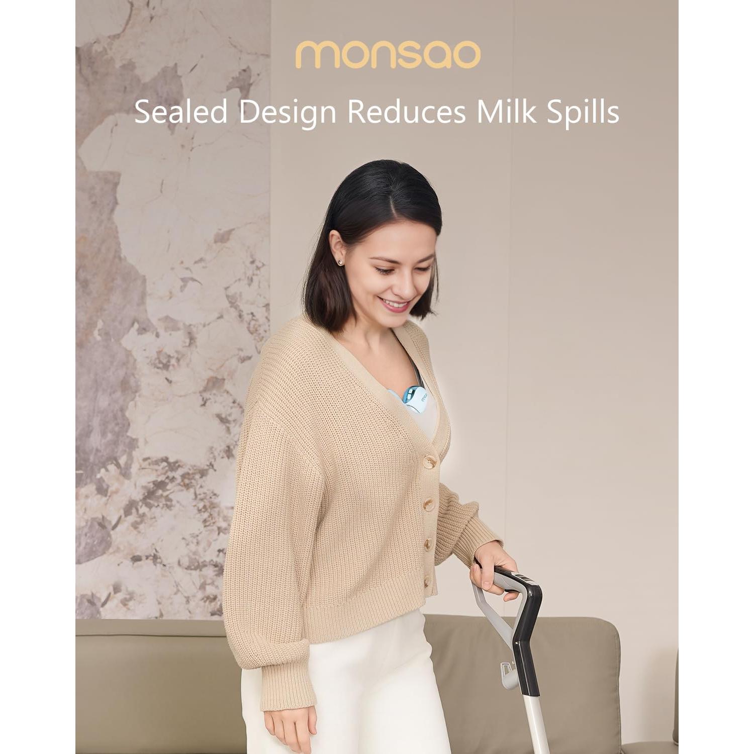 Extractor de Leche Materna Eléctrico Portátil GLE32 Azul 3 Modos