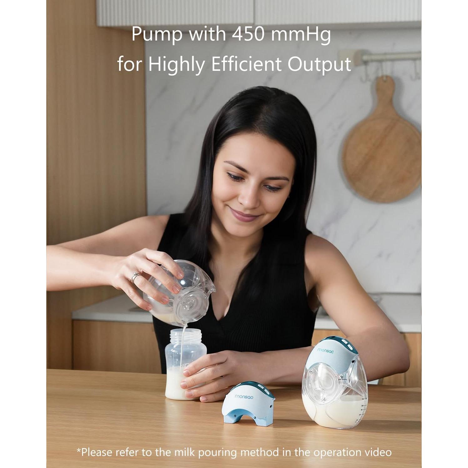 Extractor de Leche Materna Eléctrico Portátil GLE32 Azul 3 Modos