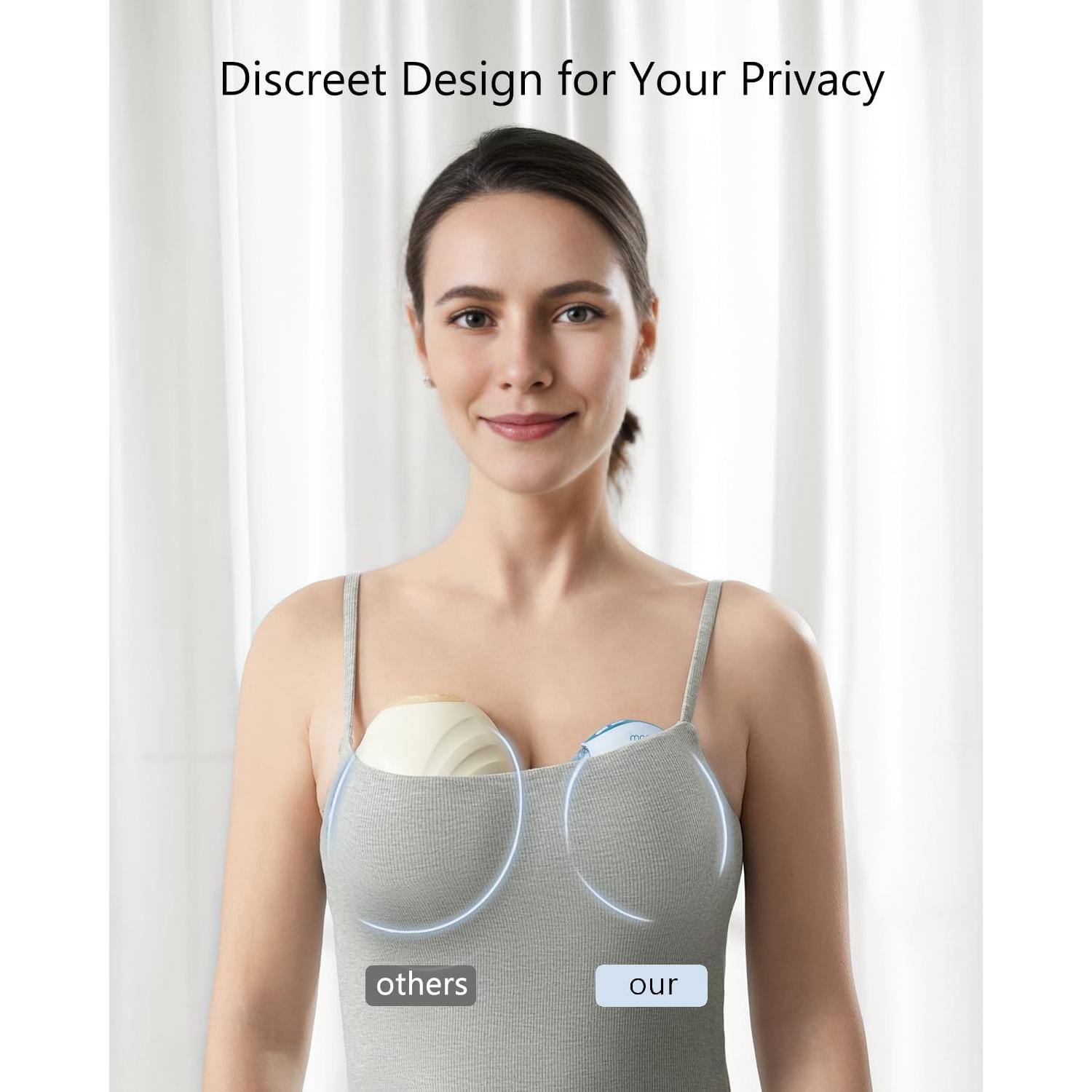 Extractor de Leche Materna Eléctrico Portátil GLE32 Azul 3 Modos