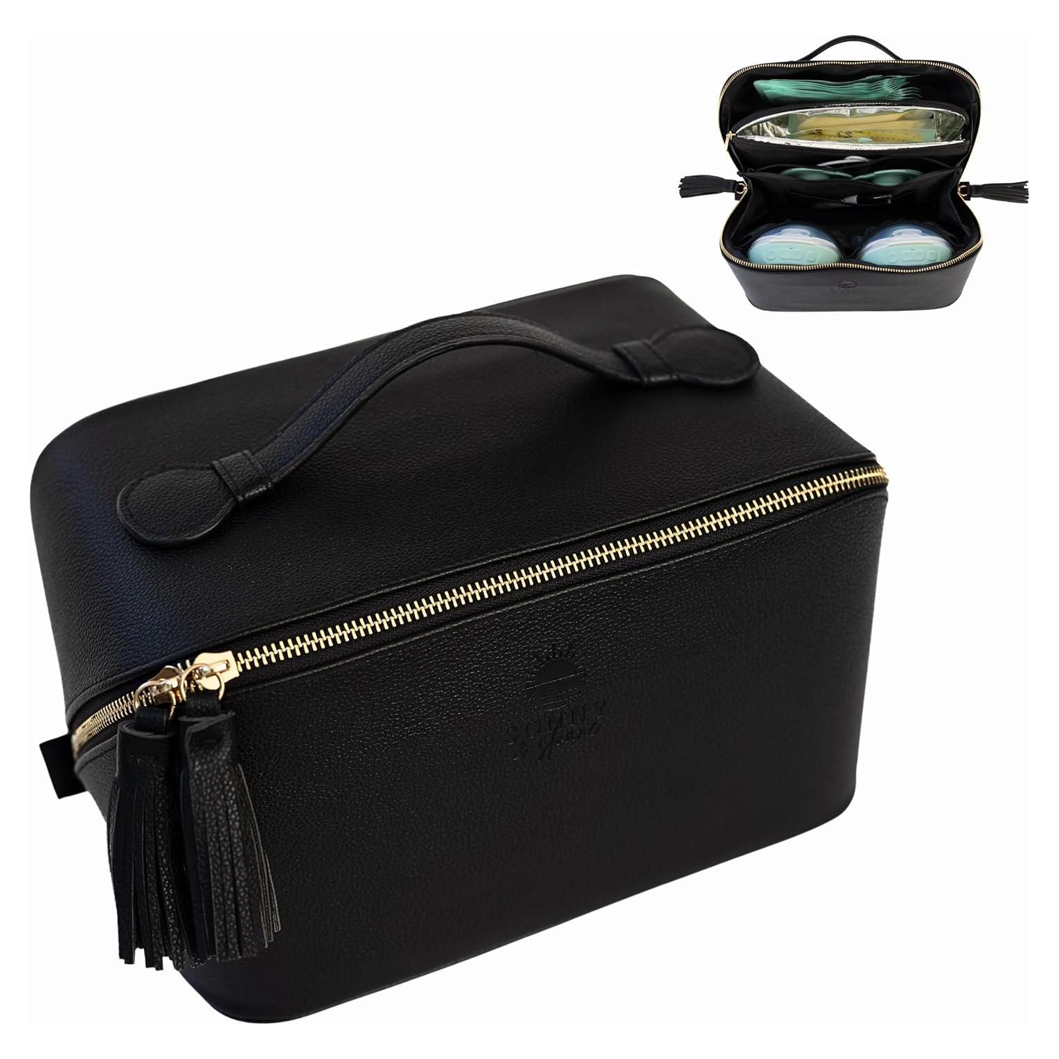 Bolsa Extractora de Leche Materna Vegana Sonny Sloane - Negro