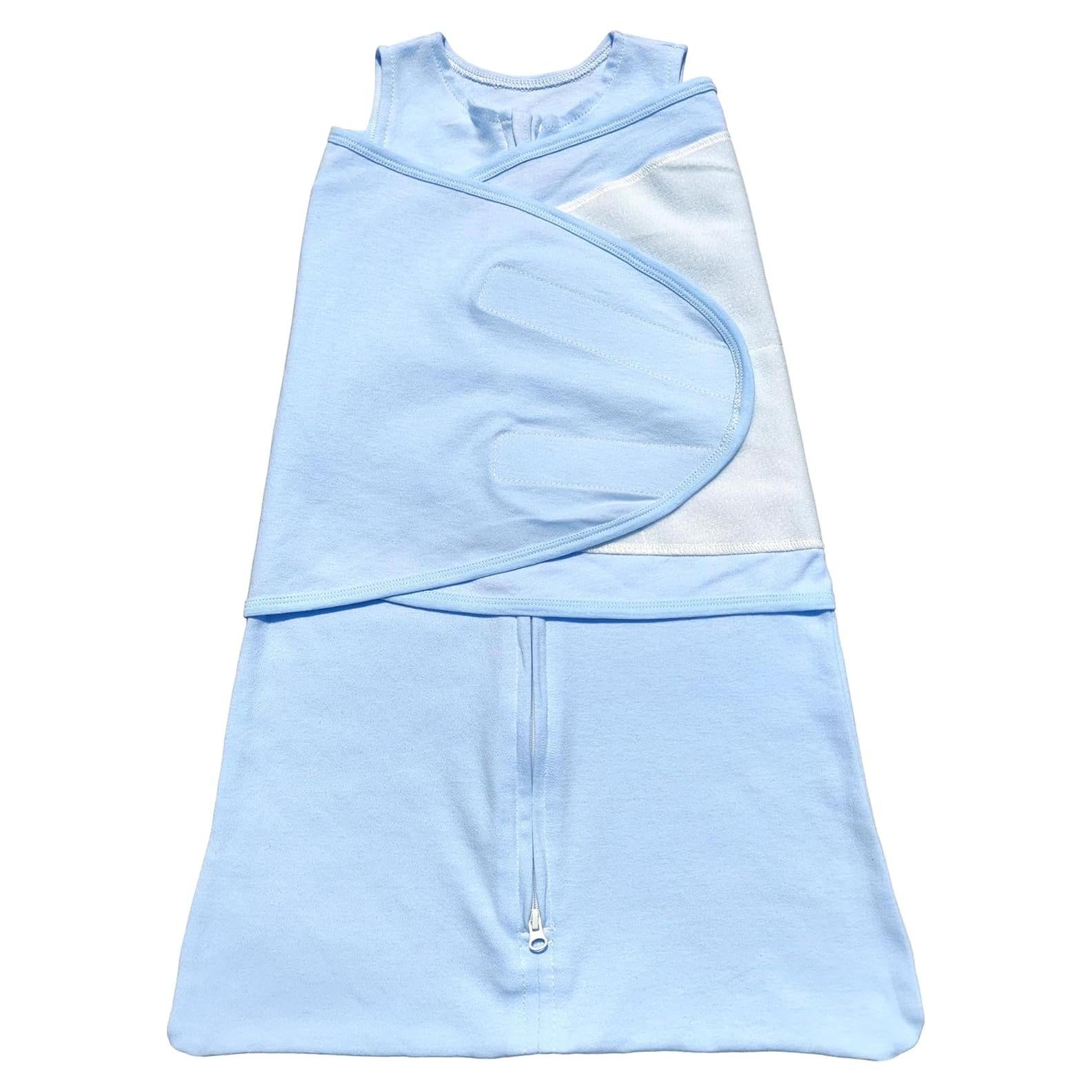 Saco de Envolver para Bebés Enrich YLife 3-6 Meses Algodón Azul