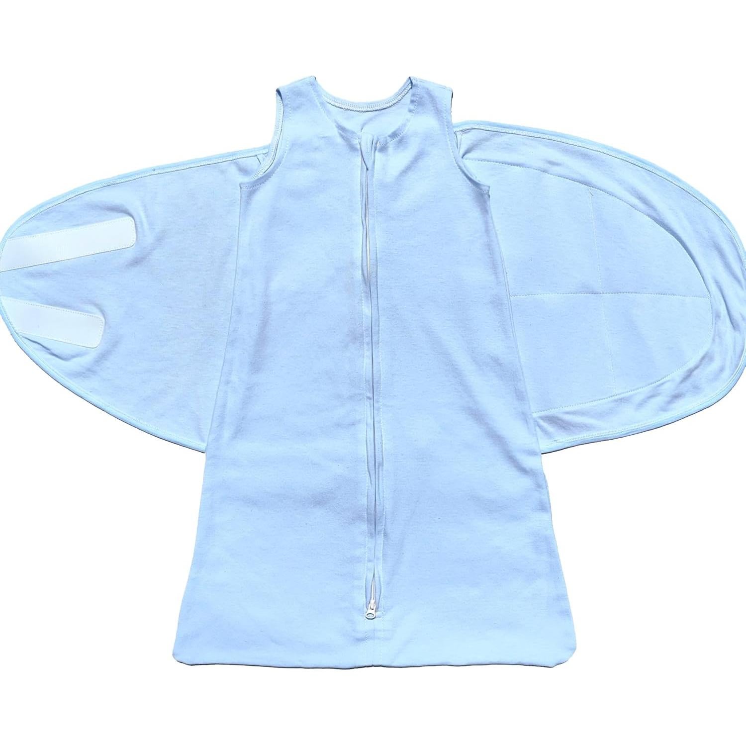 Saco de Envolver para Bebés Enrich YLife 3-6 Meses Algodón Azul