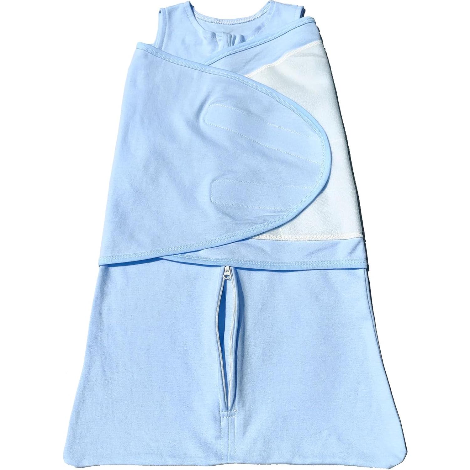 Saco de Envolver para Bebés Enrich YLife 3-6 Meses Algodón Azul