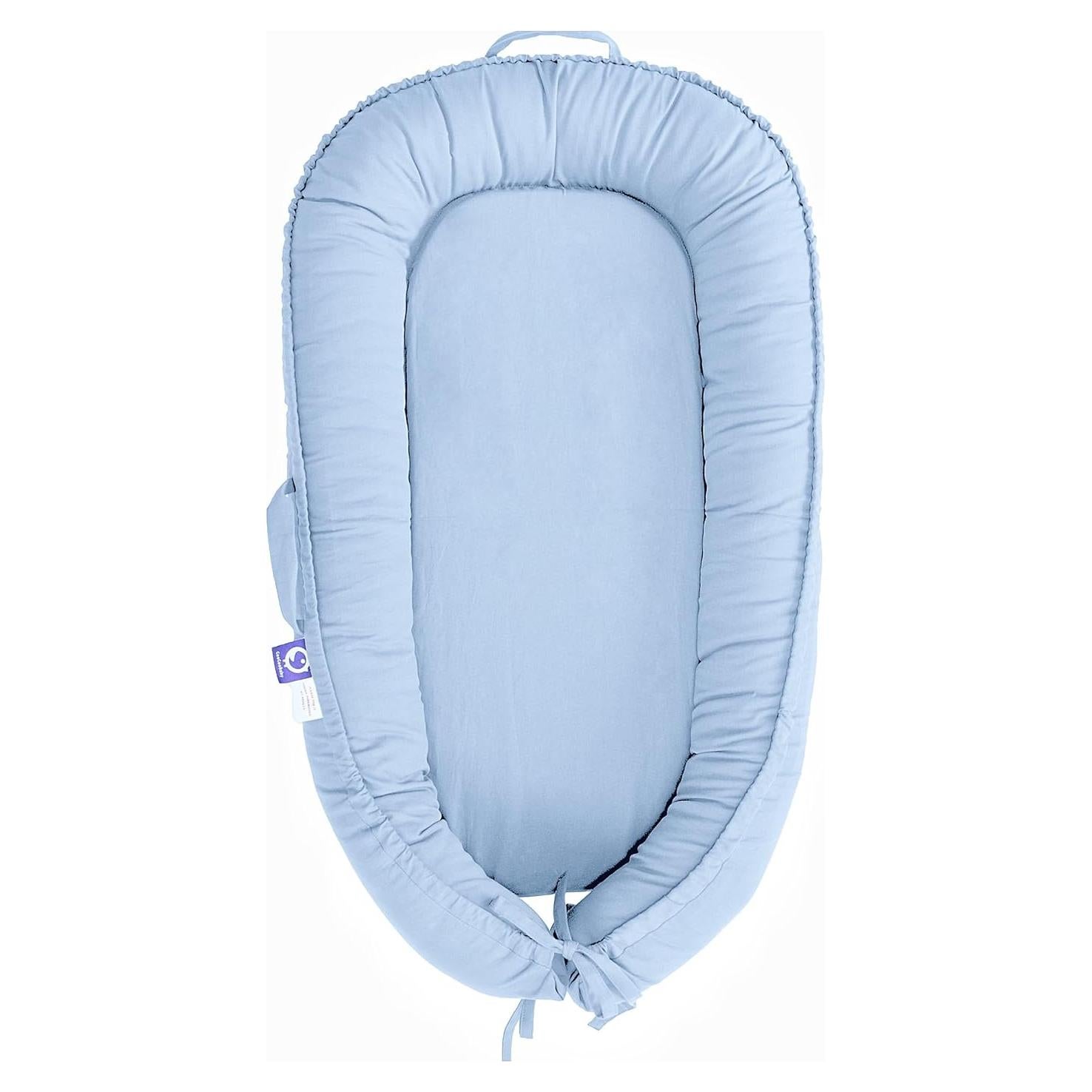 Sofá para Bebés CooCooBaby Azul 100% Algodón Transpirable