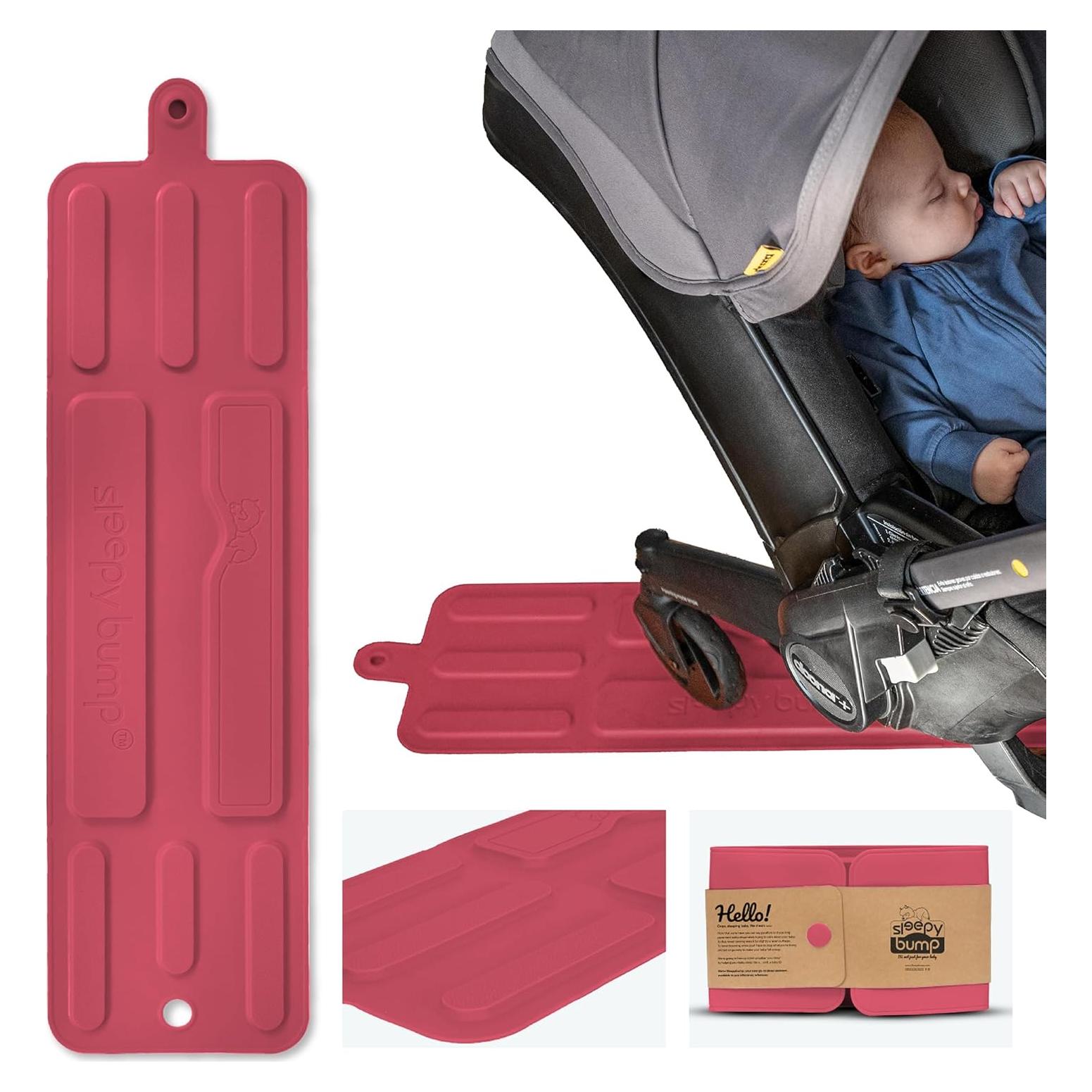 Colchoneta de Columpio para Cochecito de Bebé SleepyBump - Burdeos