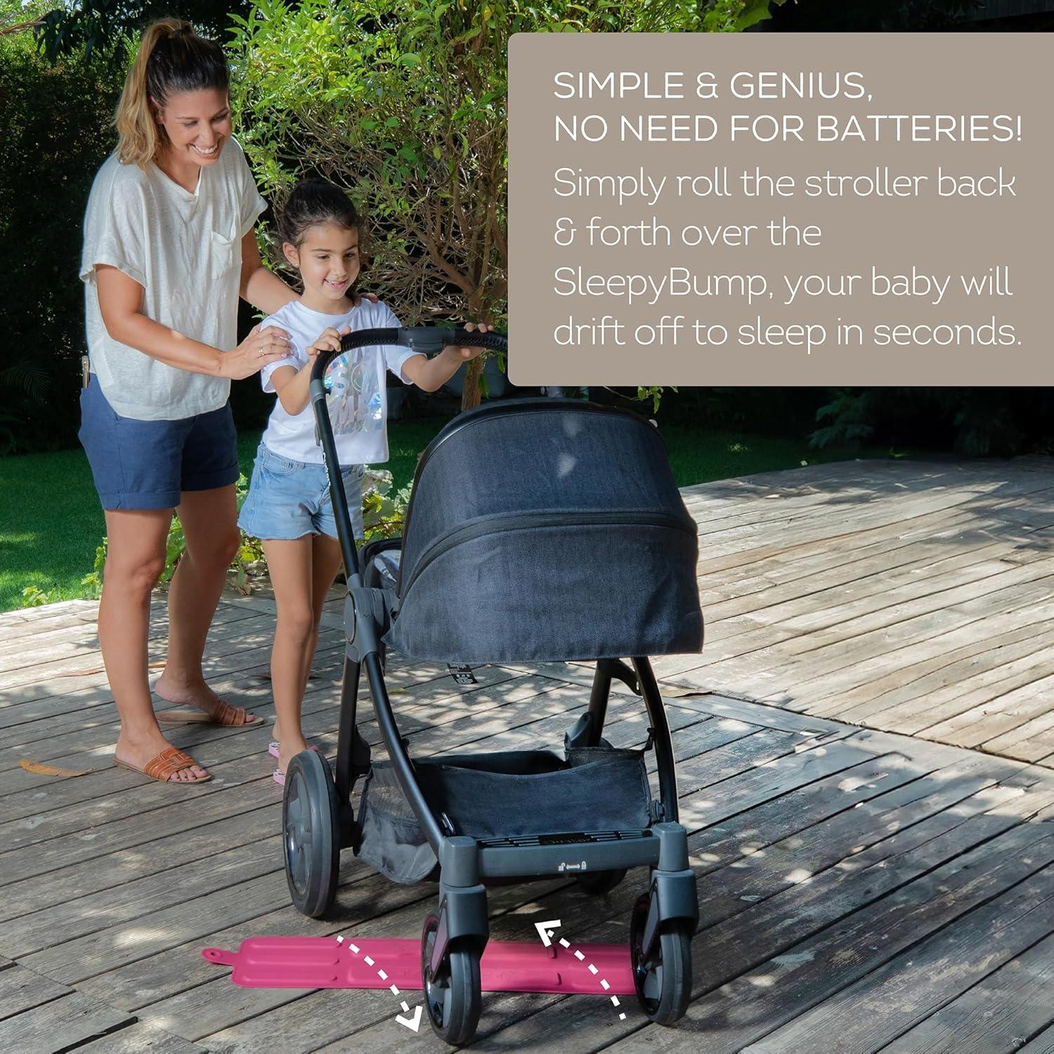 Colchoneta de Columpio para Cochecito de Bebé SleepyBump - Burdeos