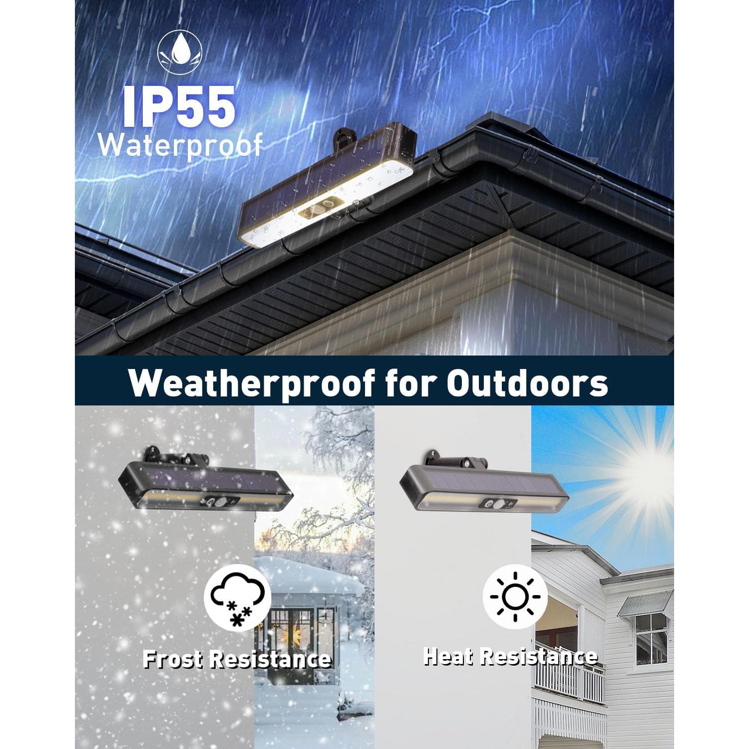 Luces Solares de Movimiento ICEKO TX200JZ 36 LED 3 Modos