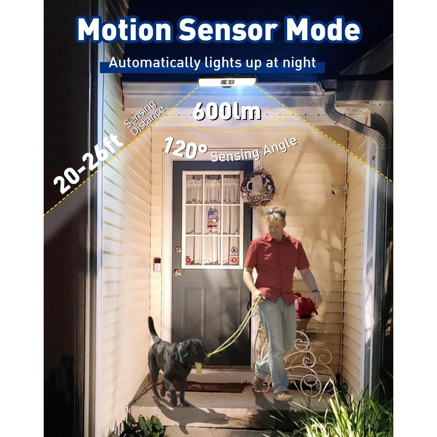 Luces Solares de Movimiento ICEKO TX200JZ 36 LED 3 Modos