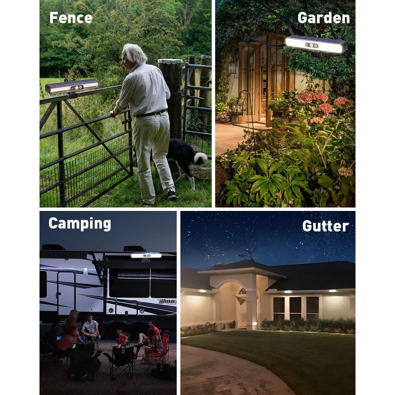 Luces Solares de Movimiento ICEKO TX200JZ 36 LED 3 Modos