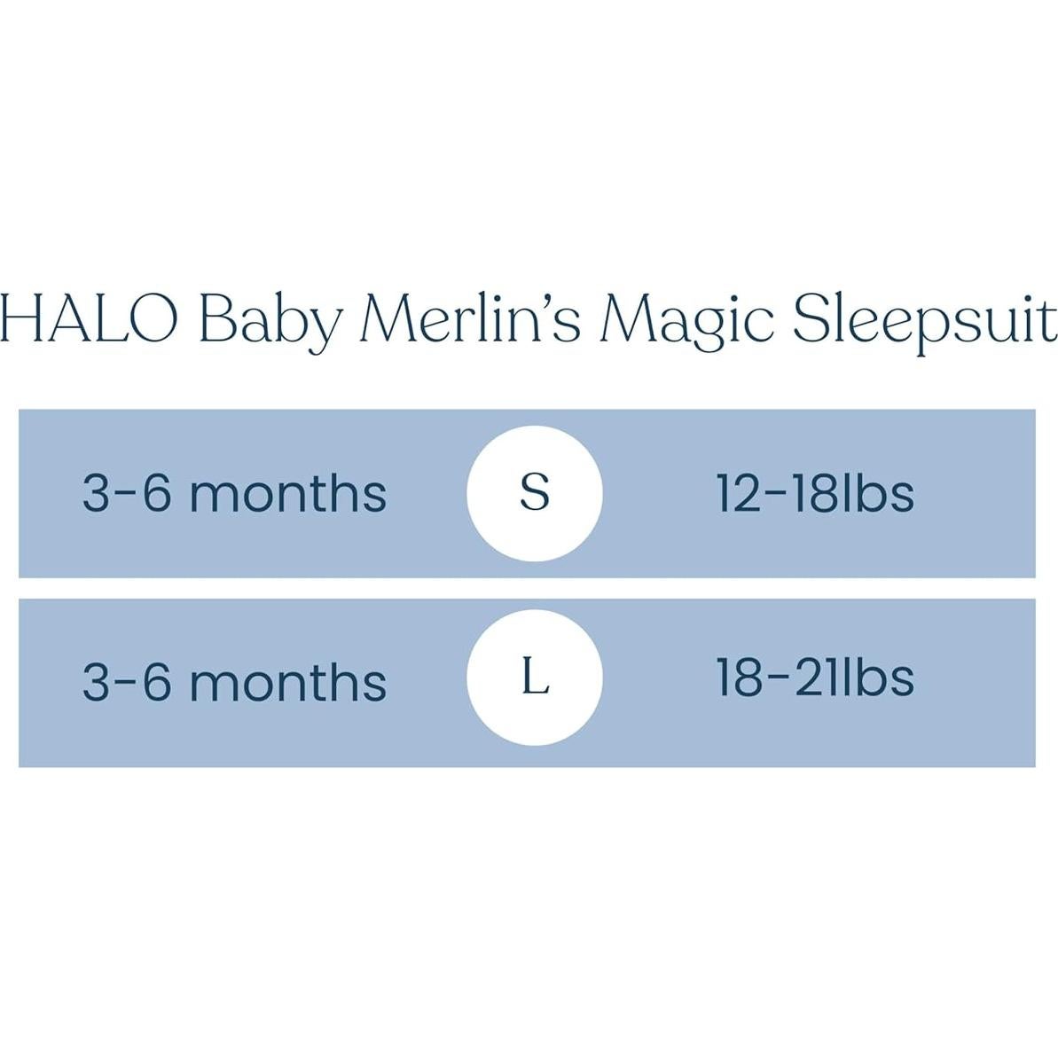 Magic Sleepsuit Baby Merlin Algodón Pequeño 3-6 Meses Azul