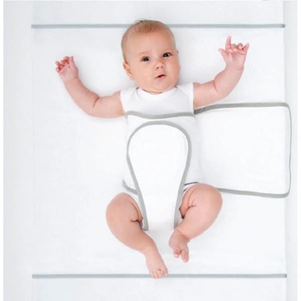 Manta Envueltos Segura NoJo para Cuna - Algodón Blanco