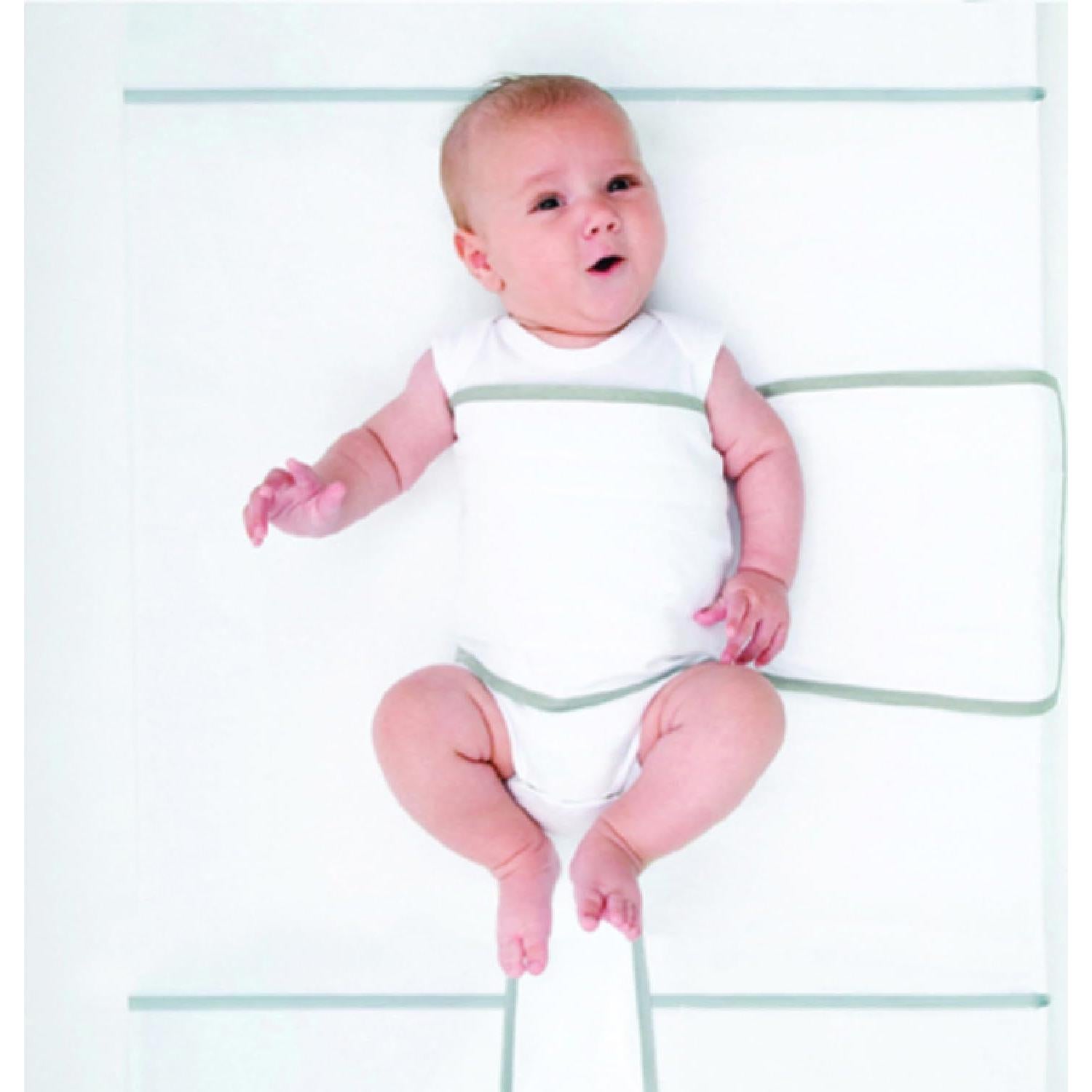 Manta Envueltos Segura NoJo para Cuna - Algodón Blanco