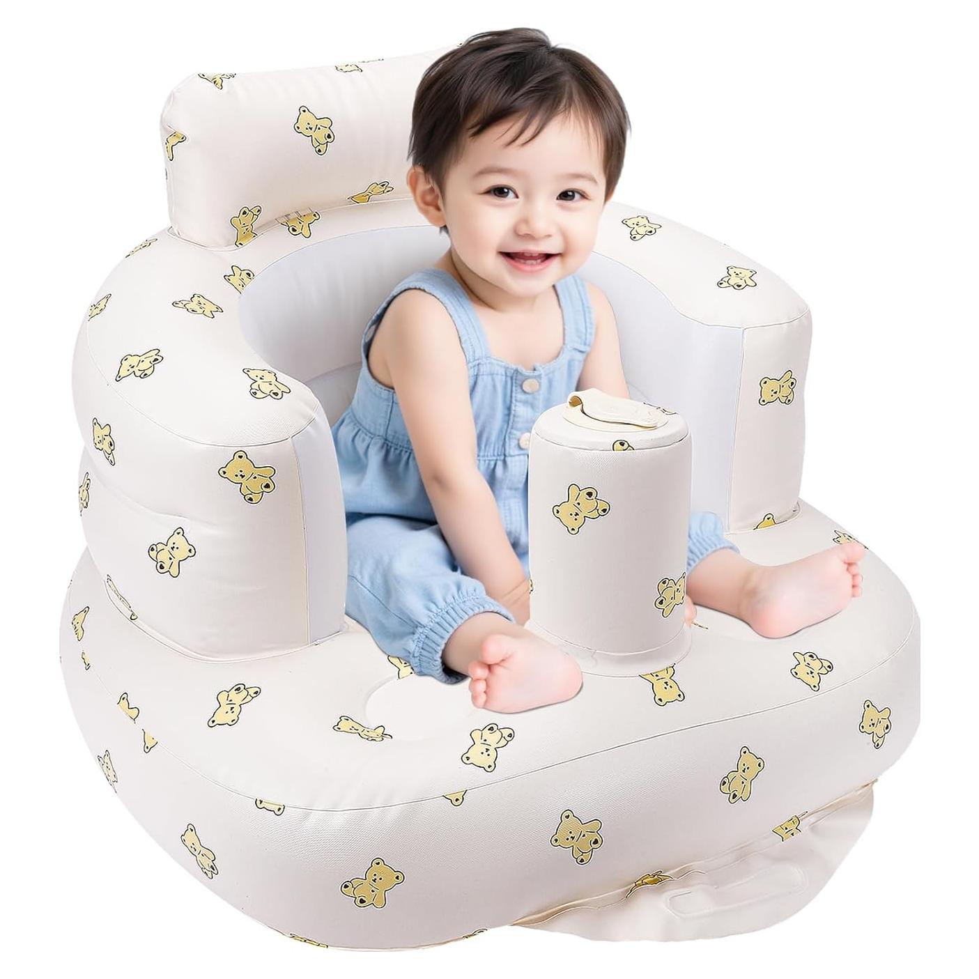 Silla Inflable para Bebé Momsnug con Bomba - Oso