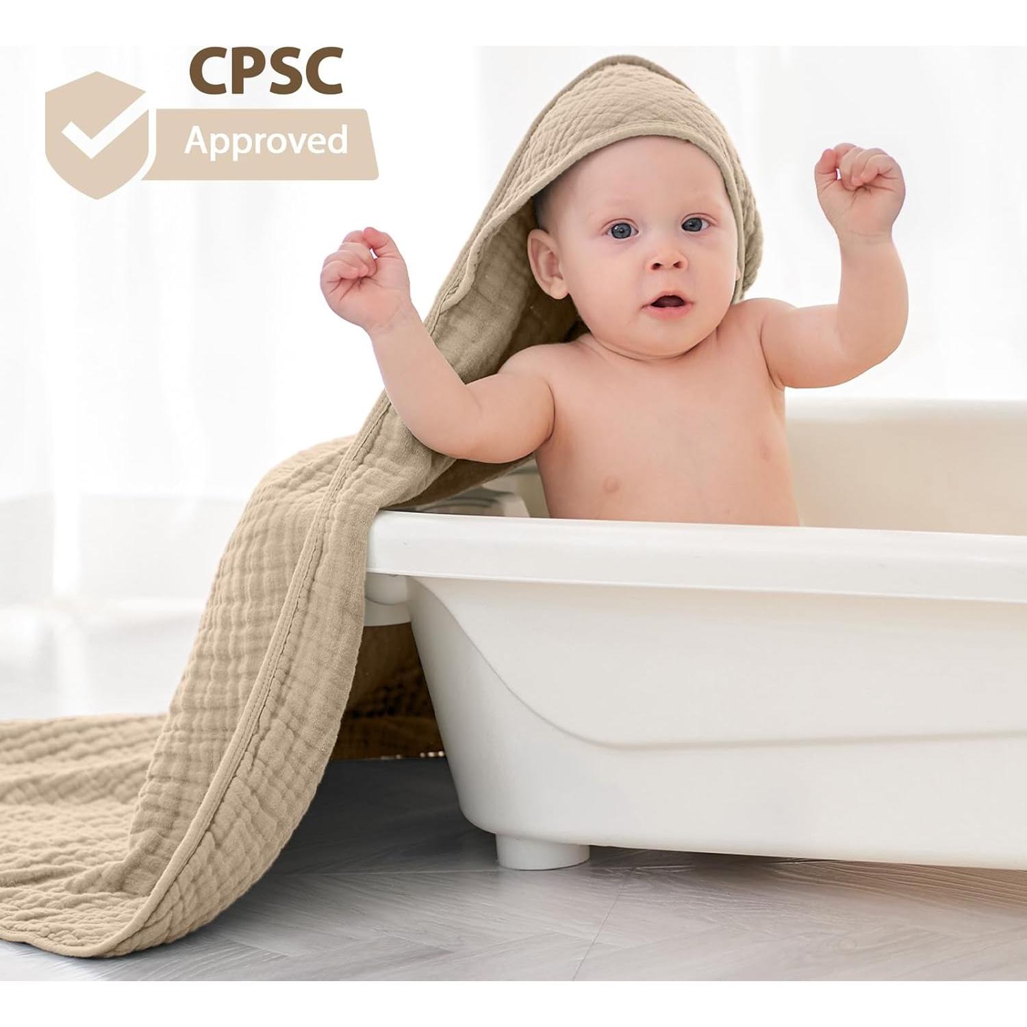 Toallas con Capucha para Bebés Unnivoll 81x81 cm 100% Algodón