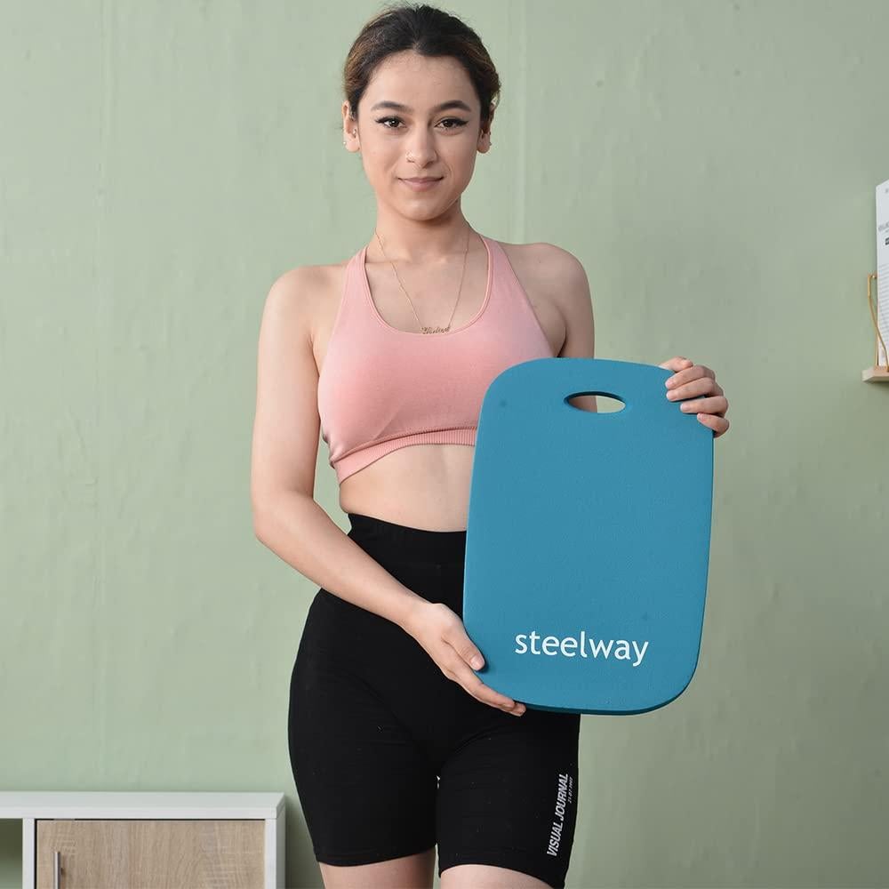 Almohadilla de Rodillas Steelway 39.1x26.4 cm Espuma NBR Azul