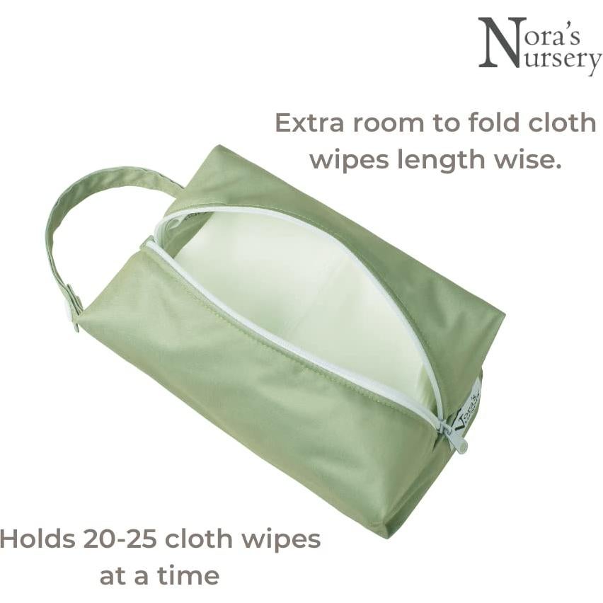 Toallitas Reutilizables de Algodón 100% Nora - 20 Unidades