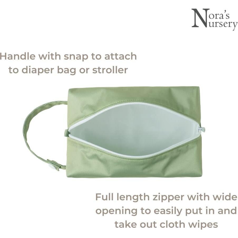 Toallitas Reutilizables de Algodón 100% Nora - 20 Unidades