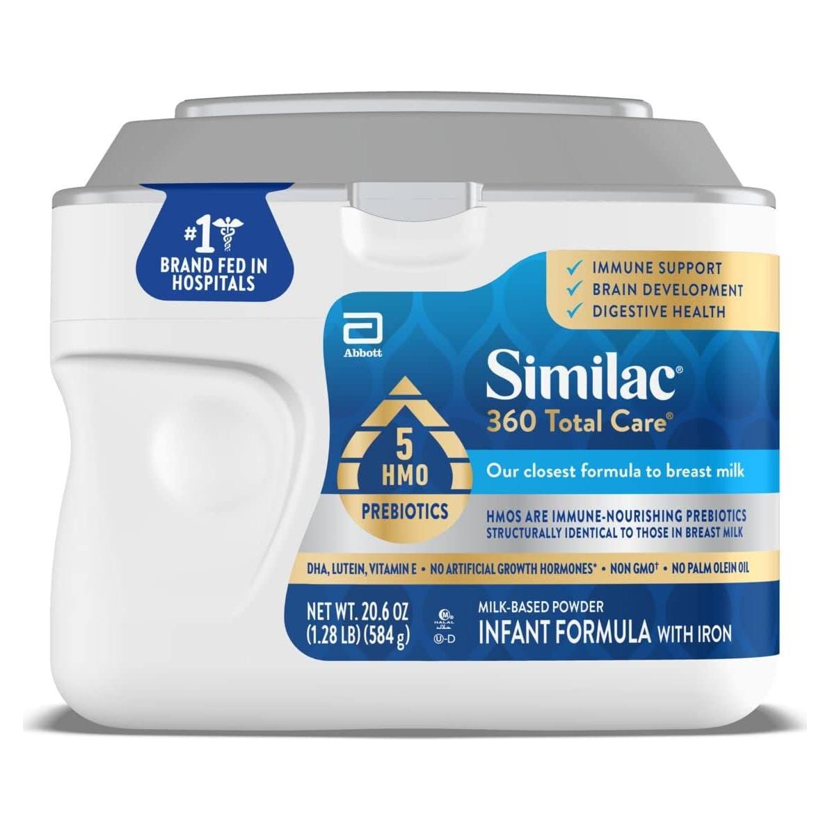 Similac 360 Cuidado Total Fómula Infantil 584 g - 5 HMO Prebióticos