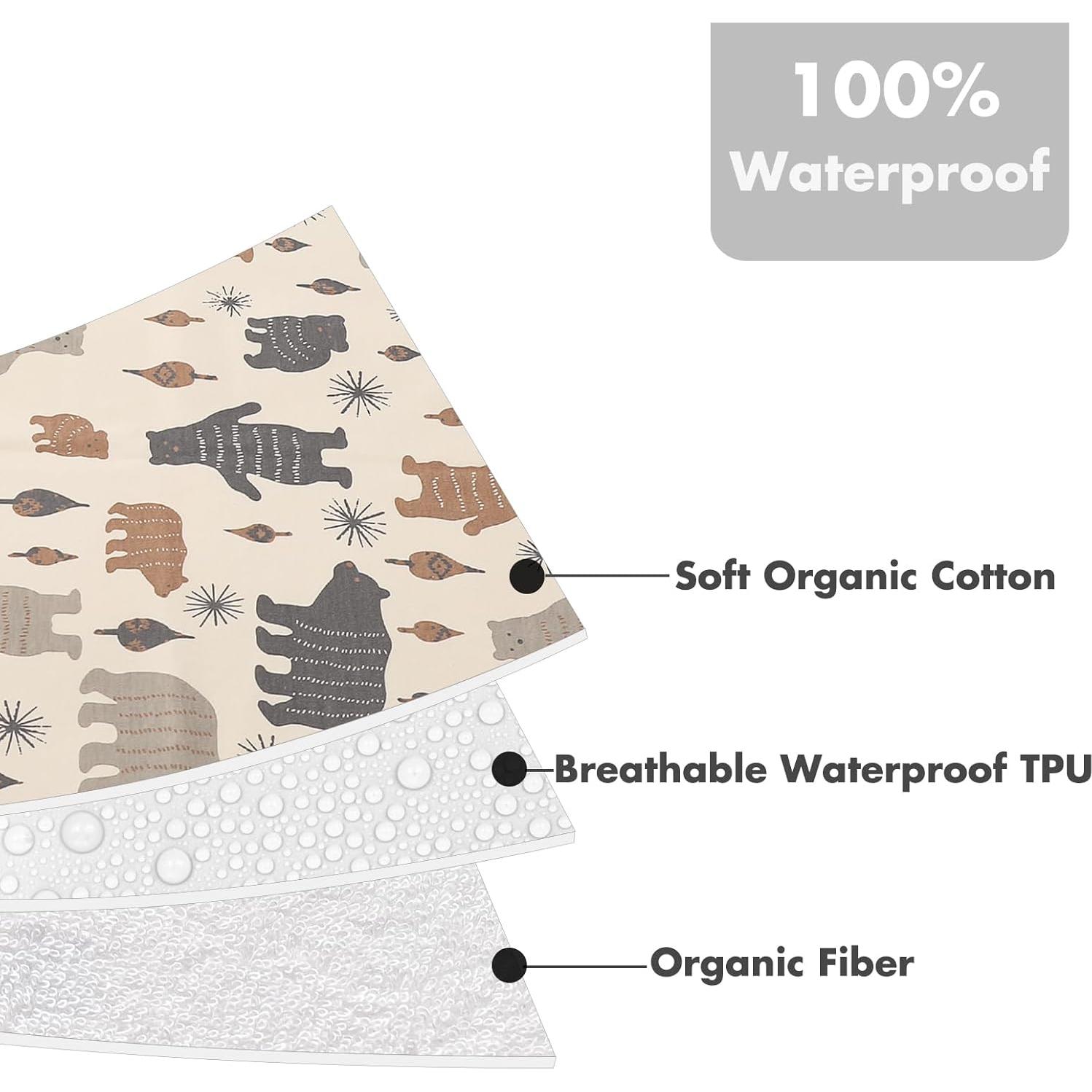 Protector de Cama Impermeable YIVEKO 101.6x78.7 cm Algodón