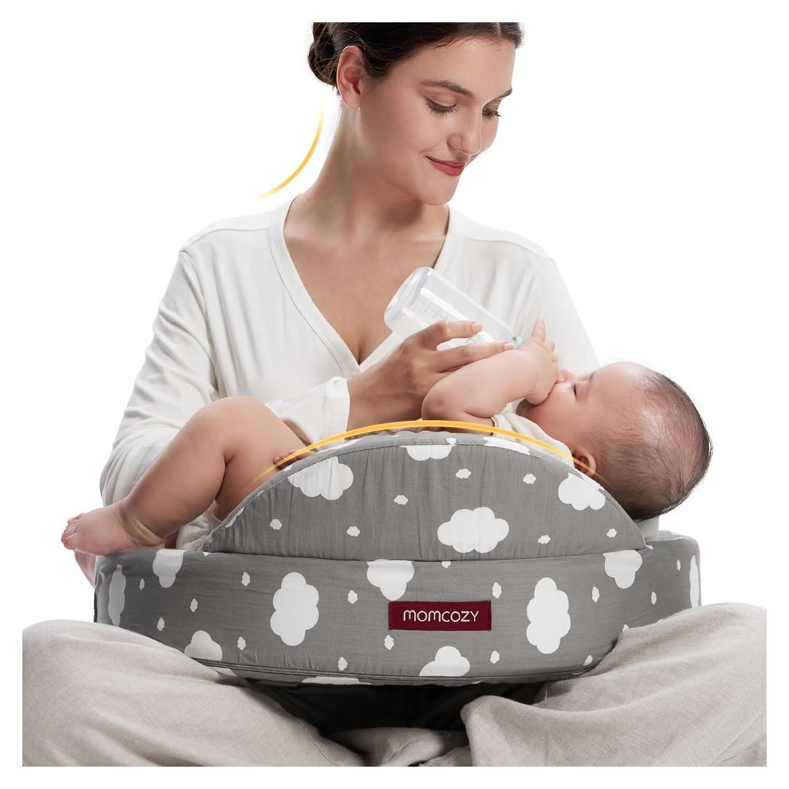 Almohada de Lactancia Momcozy CozyLite - Espuma de Memoria Ergonómica