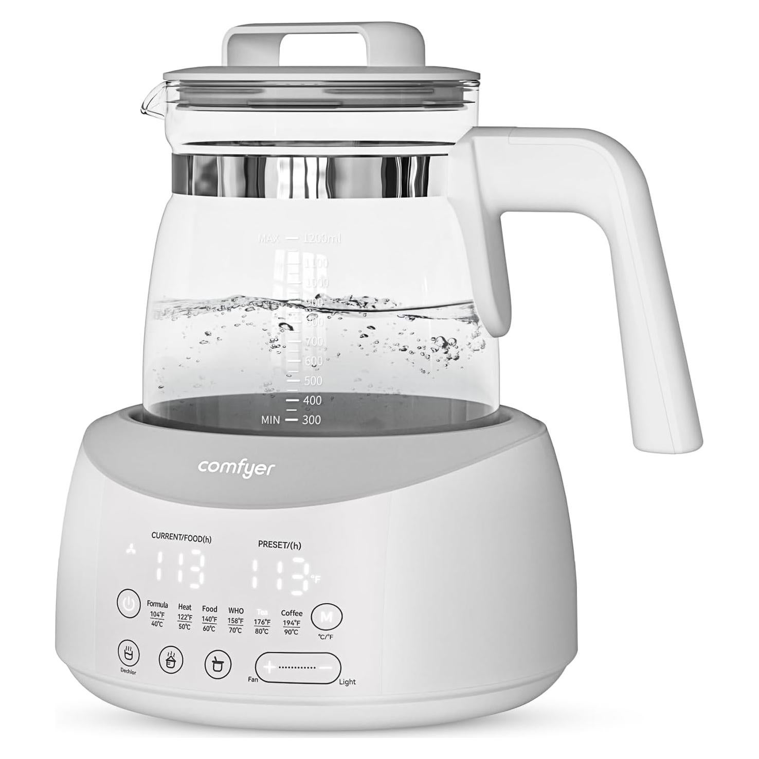 Calentador de Botellas Comfyer BK01 con Luz Nocturna y 6 Temperaturas