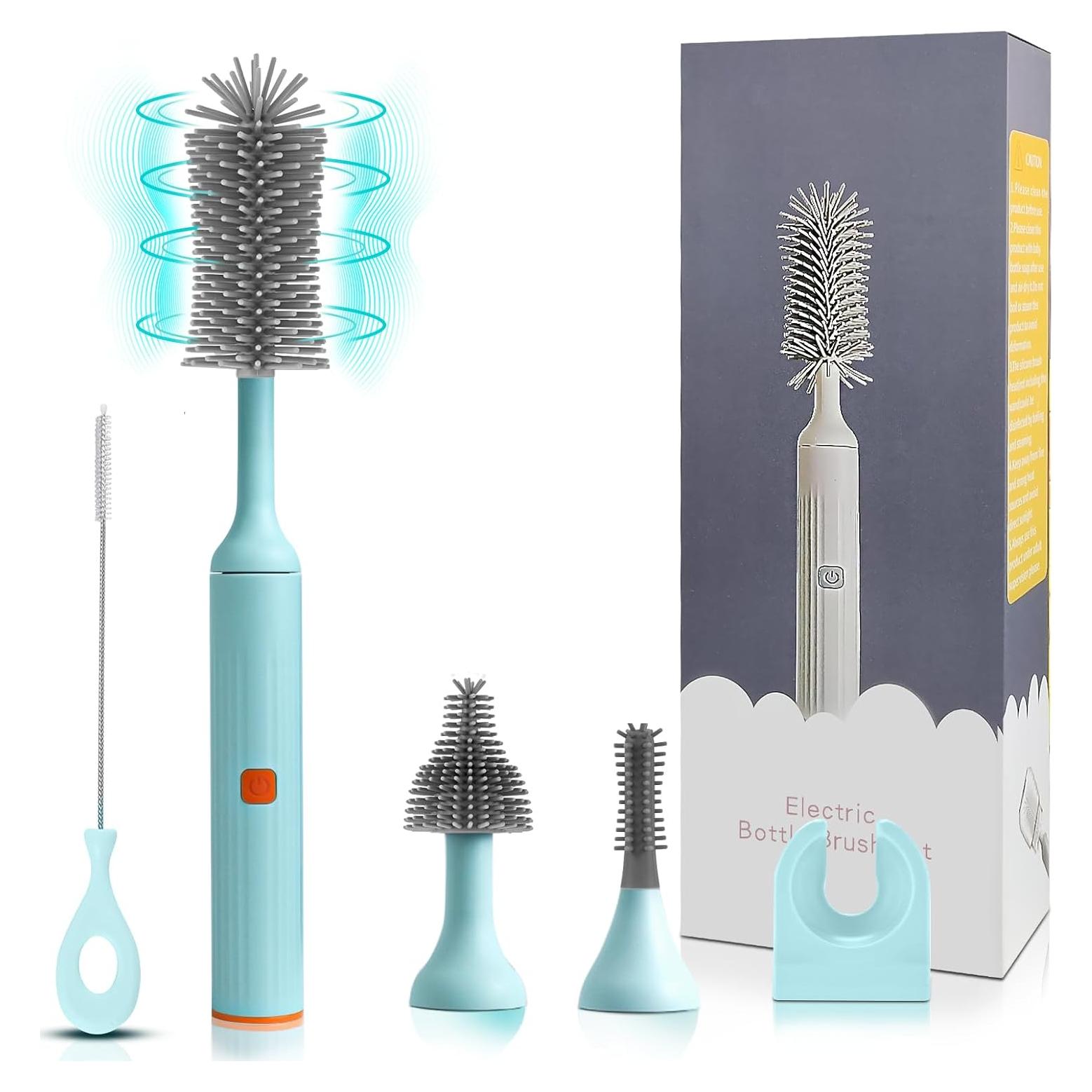 Cepillo eléctrico de limpieza Augensterm con 3 cepillos de silicona