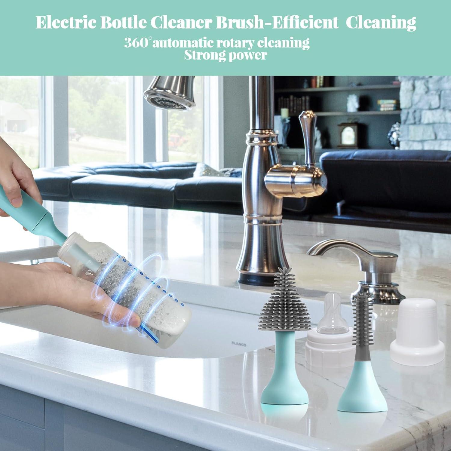 Cepillo eléctrico de limpieza Augensterm con 3 cepillos de silicona