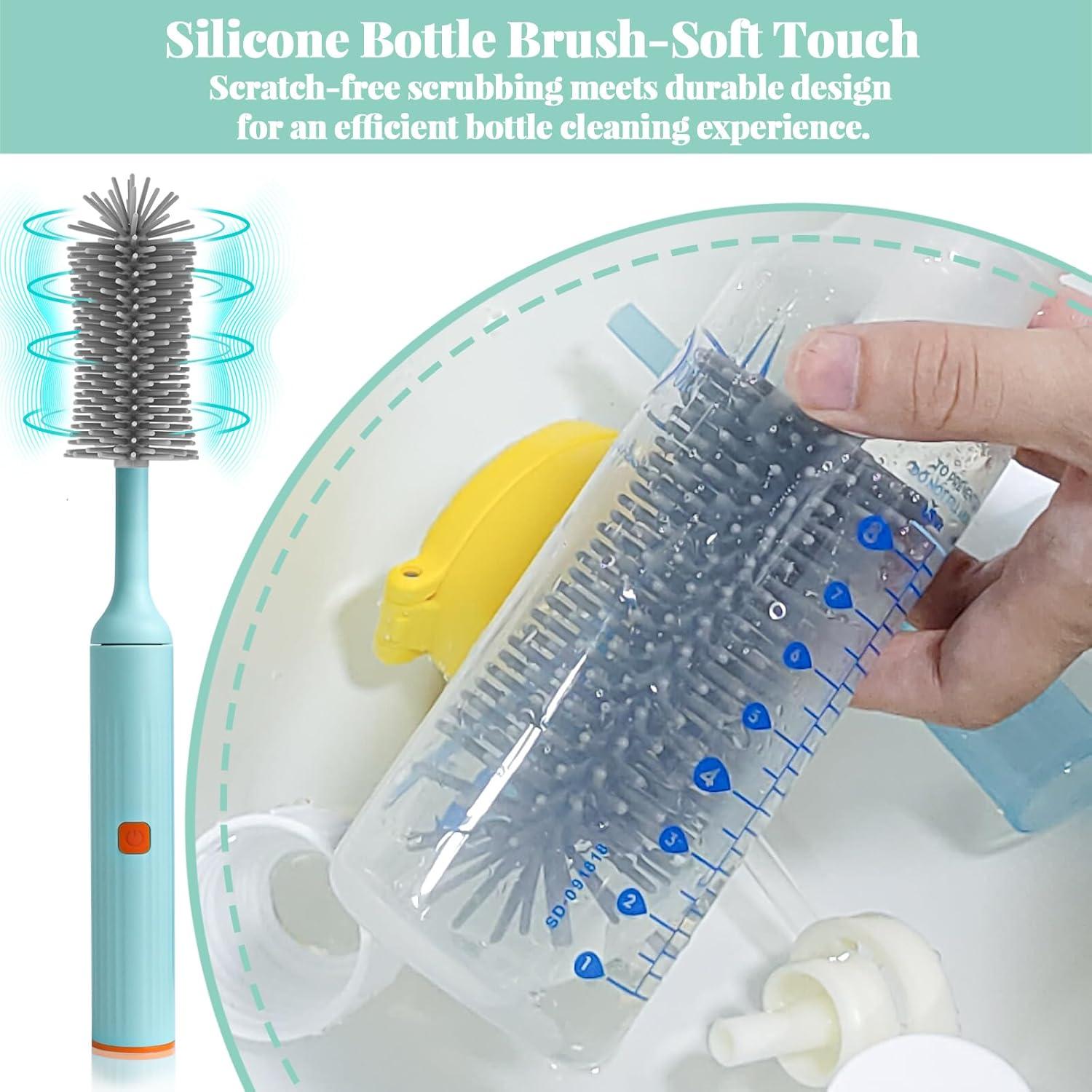 Cepillo eléctrico de limpieza Augensterm con 3 cepillos de silicona