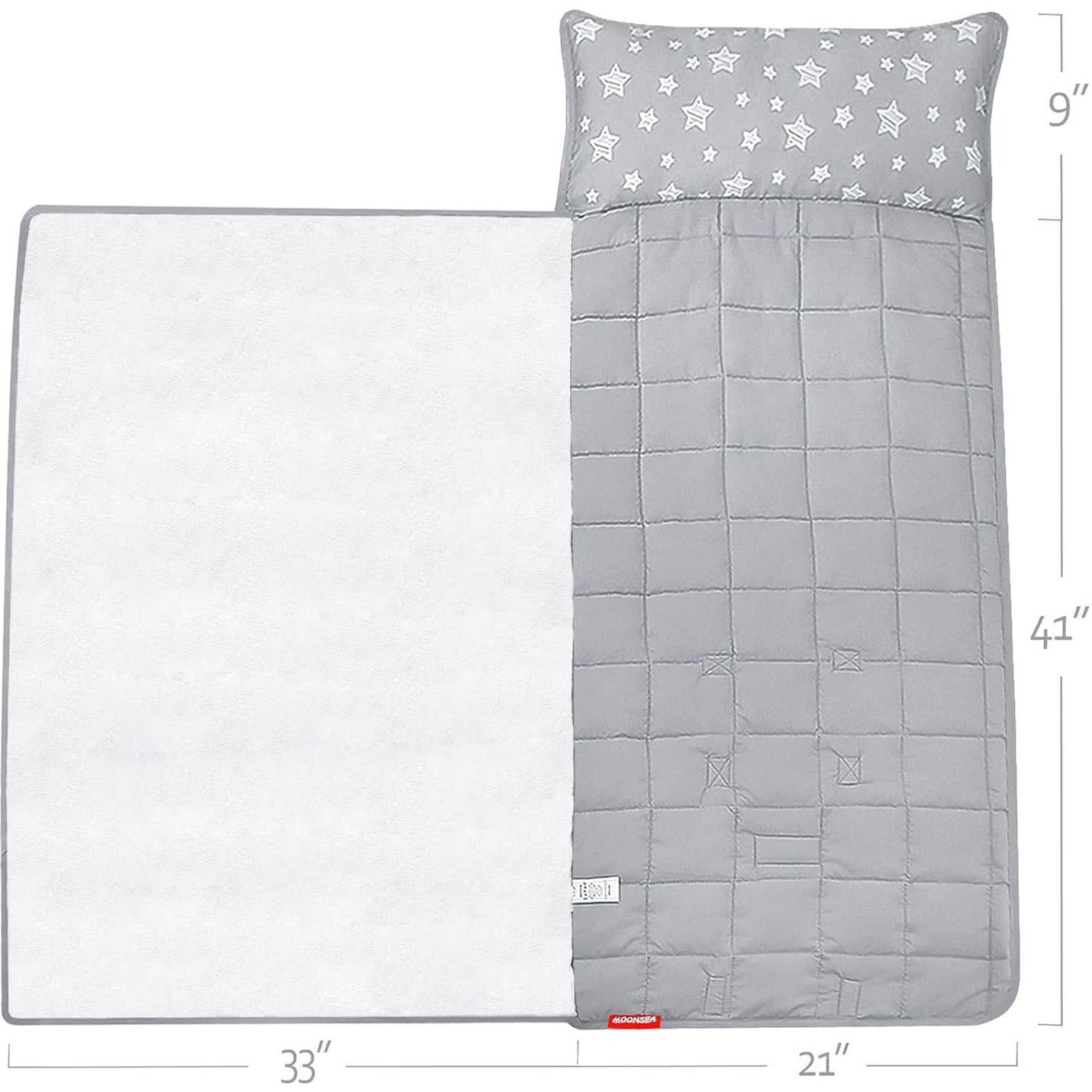 Colchoneta para Siesta Moonsea 53x127 cm Gris Beige Suave
