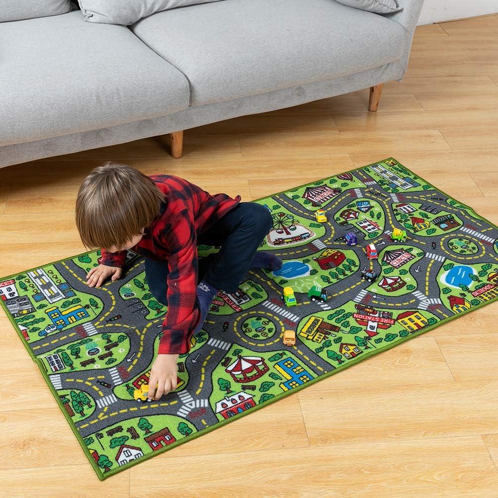 Alfombrilla de Juego Joyin 148.6x80 cm con 12 Coches