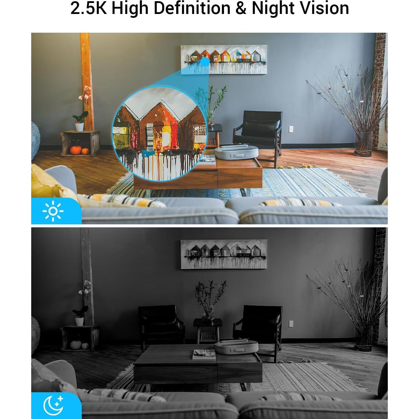 Cámara de Seguridad Wi-Fi EZVIZ C6CN 4MP Interior 360°