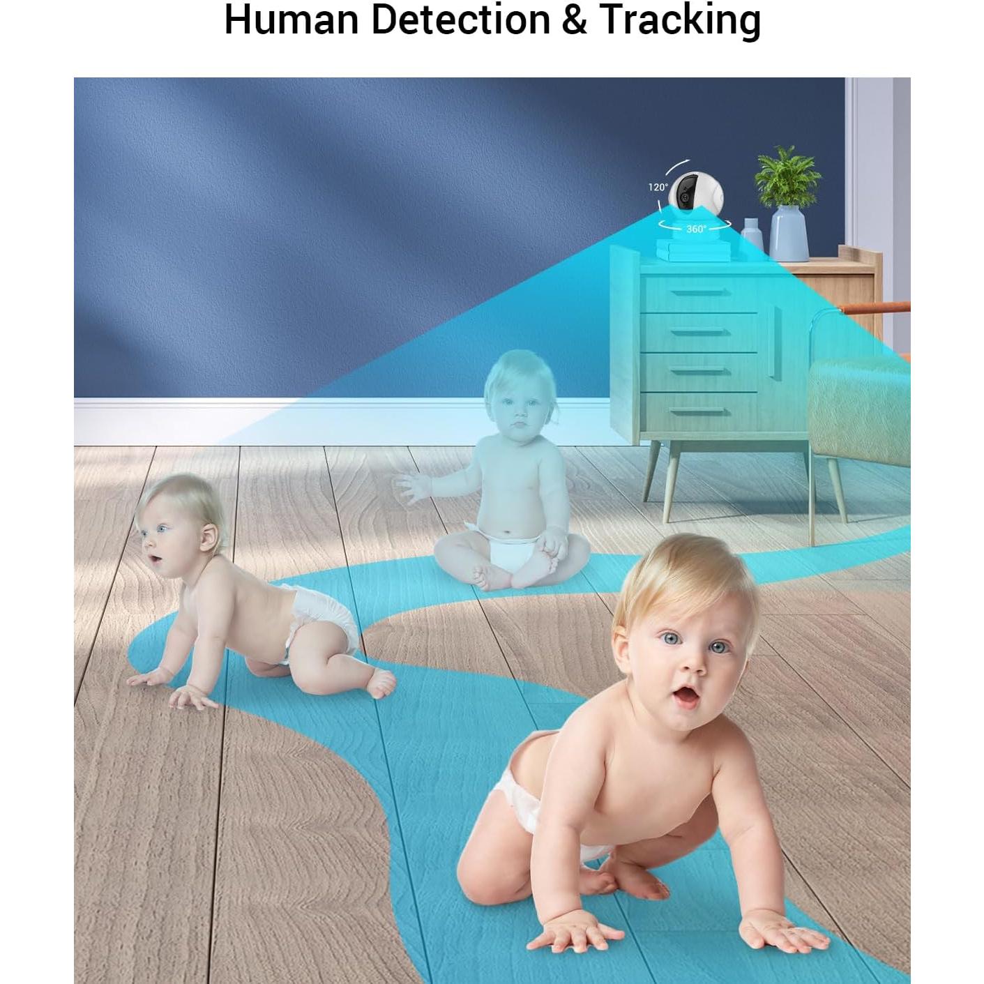 Cámara de Seguridad Wi-Fi EZVIZ C6CN 4MP Interior 360°