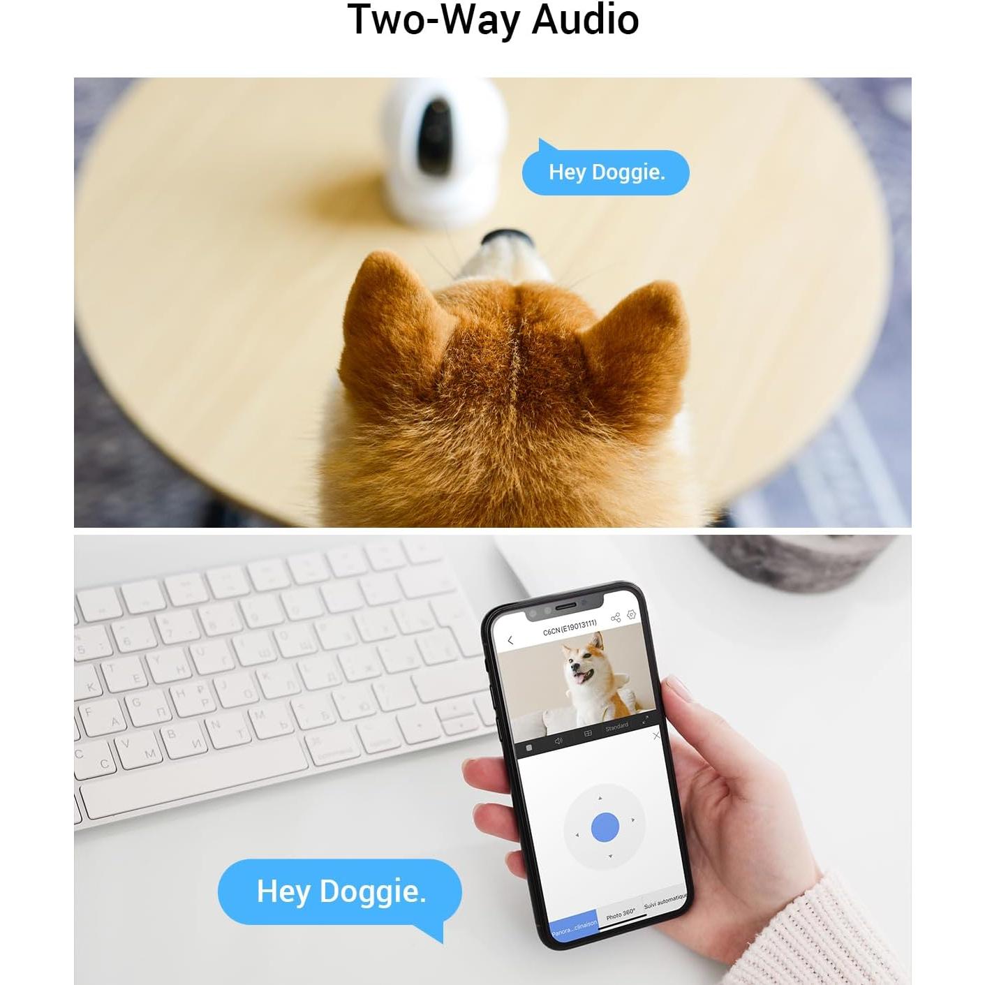 Cámara de Seguridad Wi-Fi EZVIZ C6CN 4MP Interior 360°