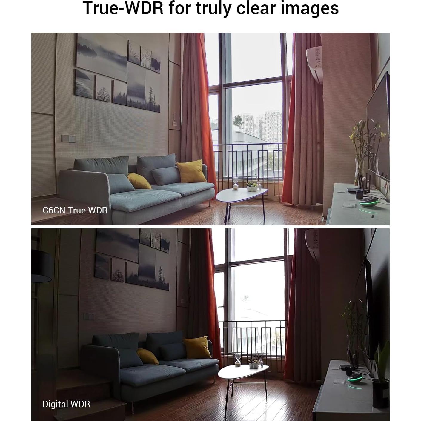 Cámara de Seguridad Wi-Fi EZVIZ C6CN 4MP Interior 360°