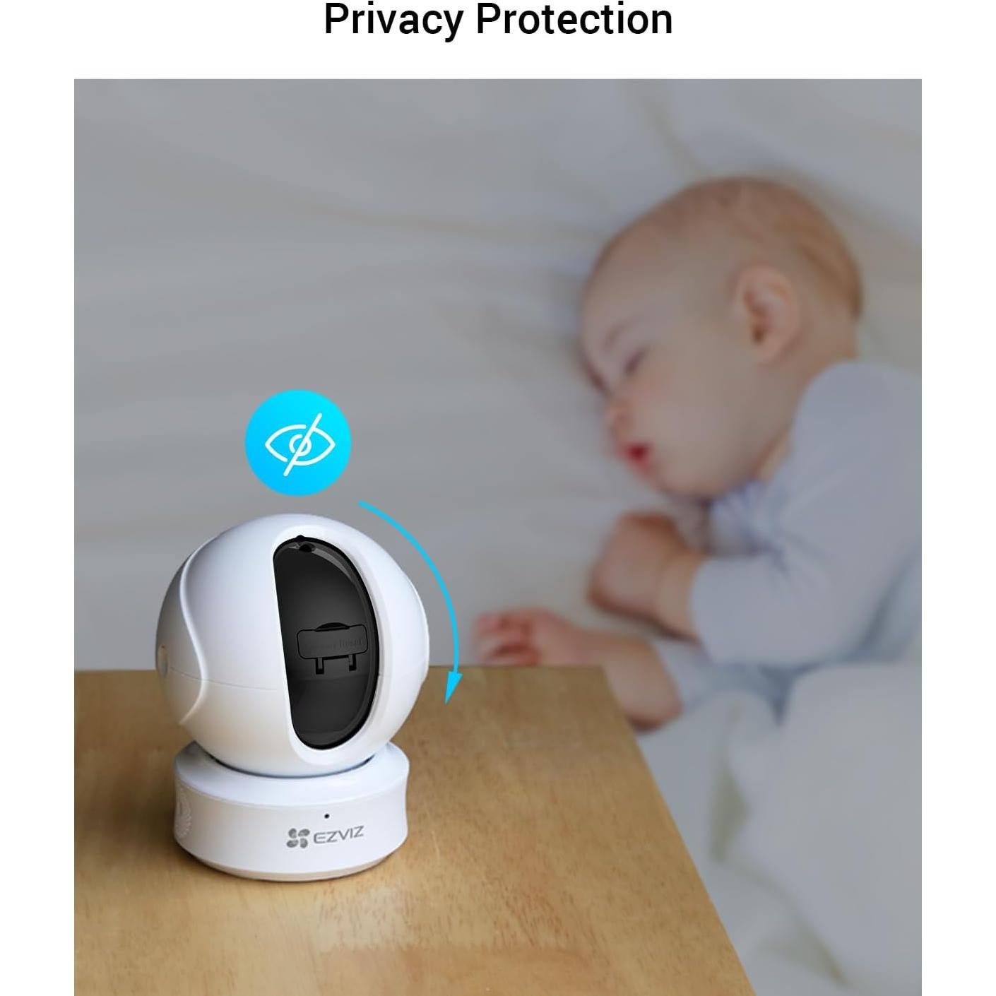 Cámara de Seguridad Wi-Fi EZVIZ C6CN 4MP Interior 360°