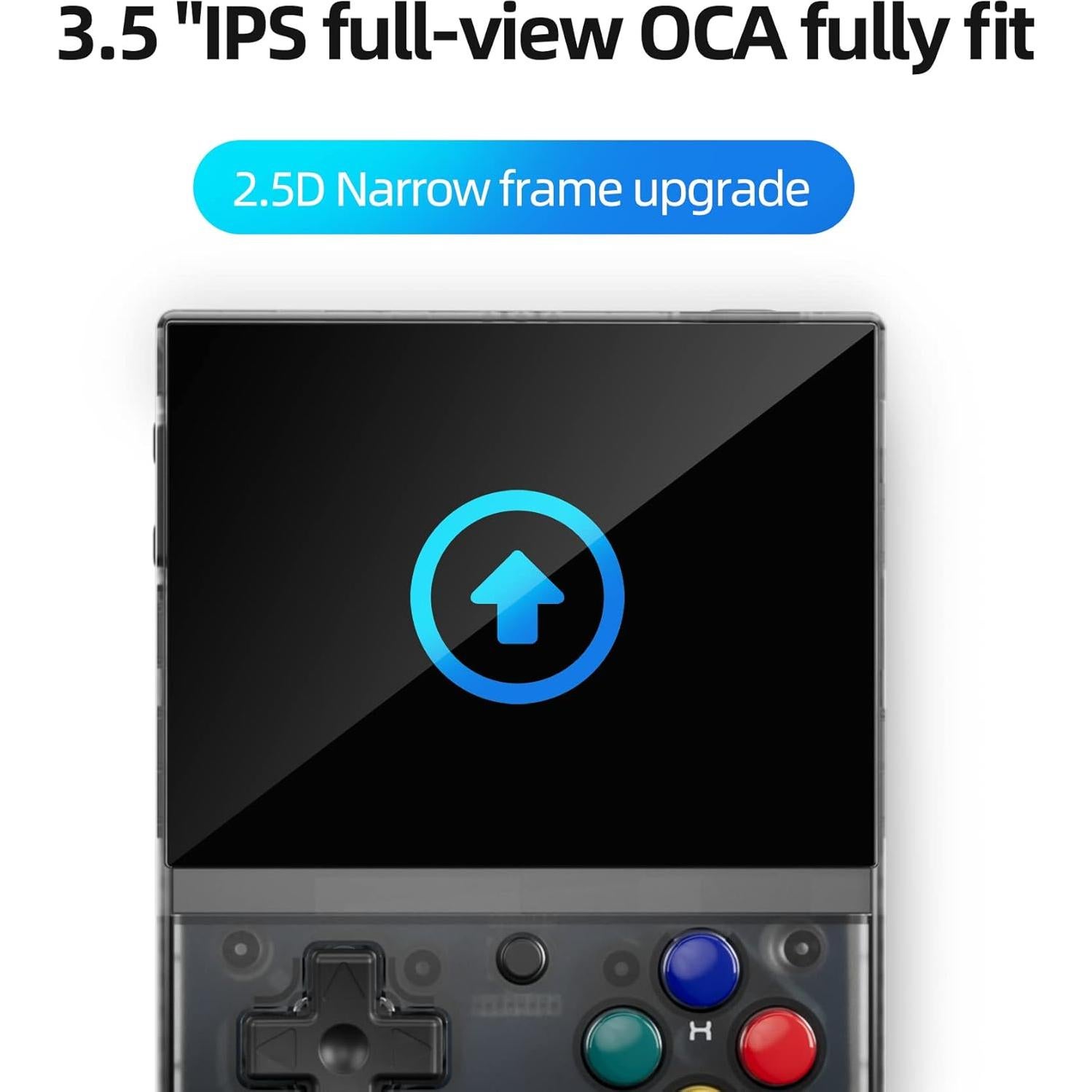 Consola de Juegos Retro Miyoo Mini Plus 3.5" IPS 64GB Negra