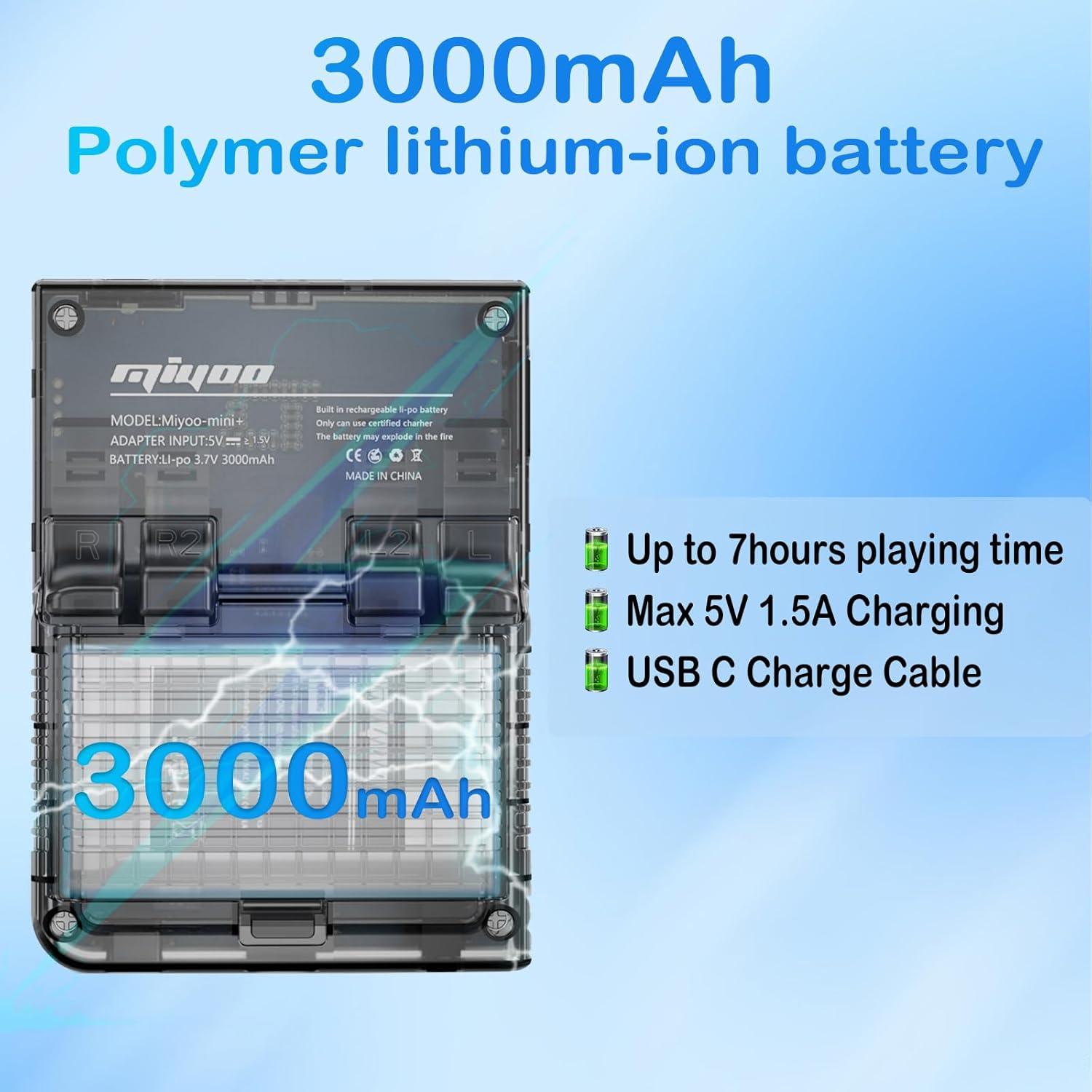 Consola de Juegos Retro Miyoo Mini Plus 64GB Pantalla IPS 3.5"