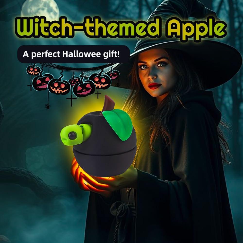 Juguete Educativo STEM Manzana 3D con Gusano WUQIREN Negro