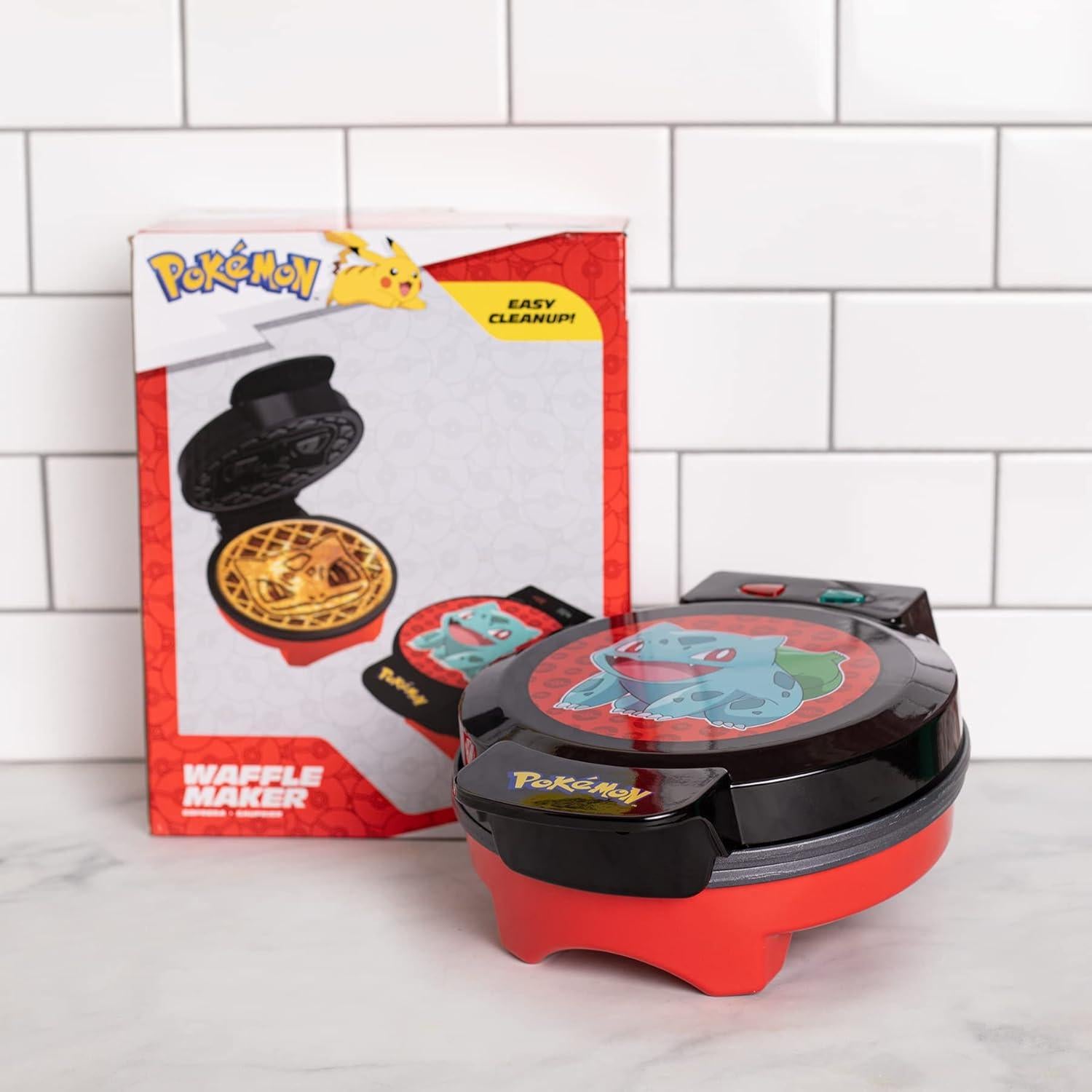 Waffle Maker Bulbasaur Uncanny Brands - 900W Antiadherente