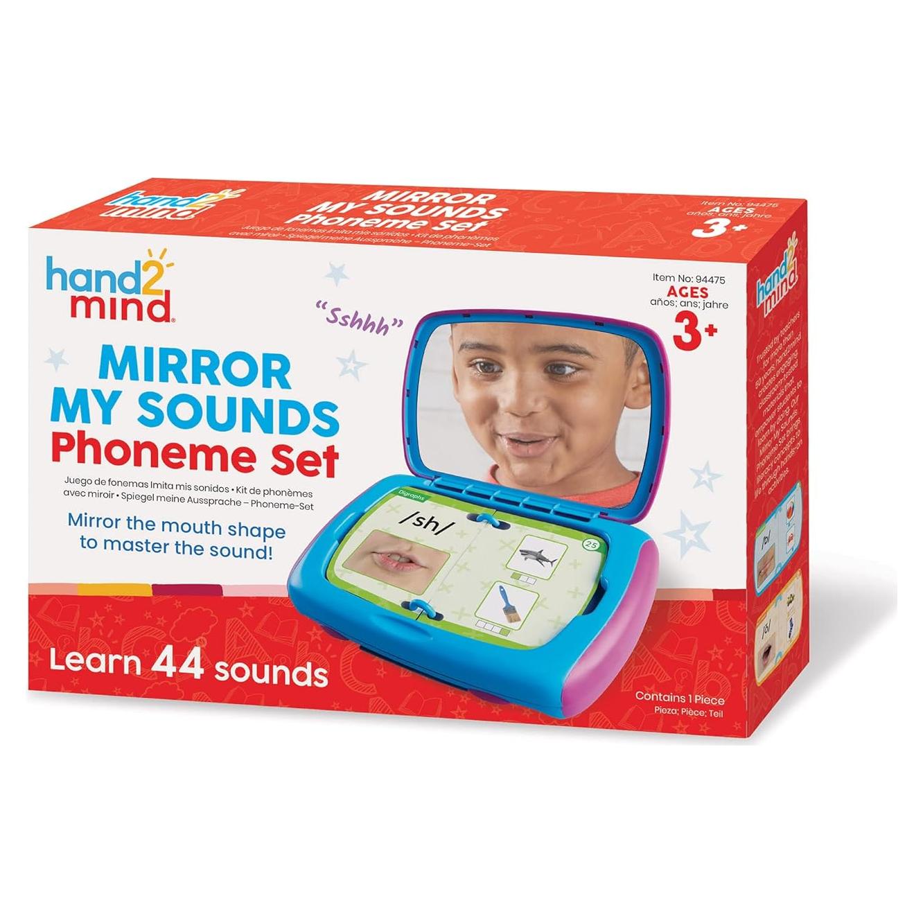 Conjunto de Fonemas hand2mind Espejo Mis Sonidos 320g