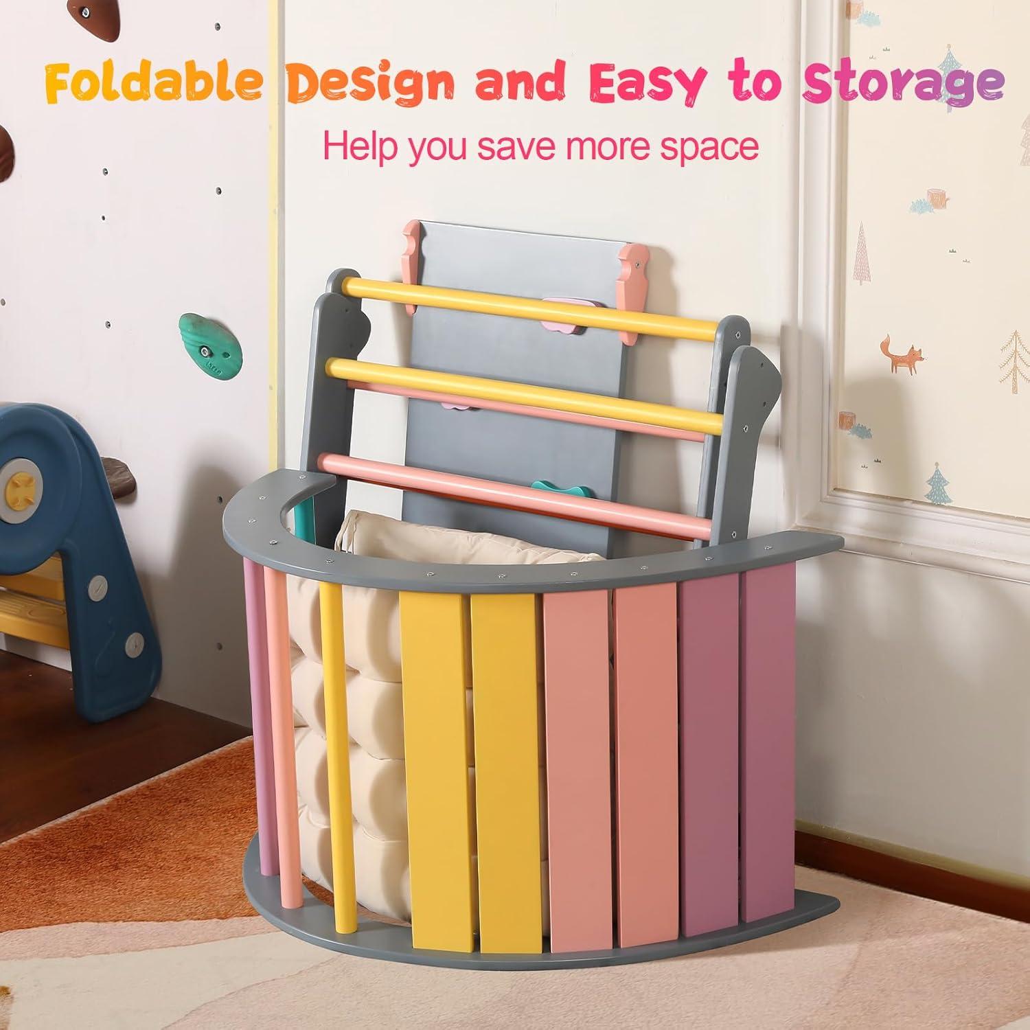 Conjunto Triángulo Pikler Yopnoyik 5 en 1 para Niños