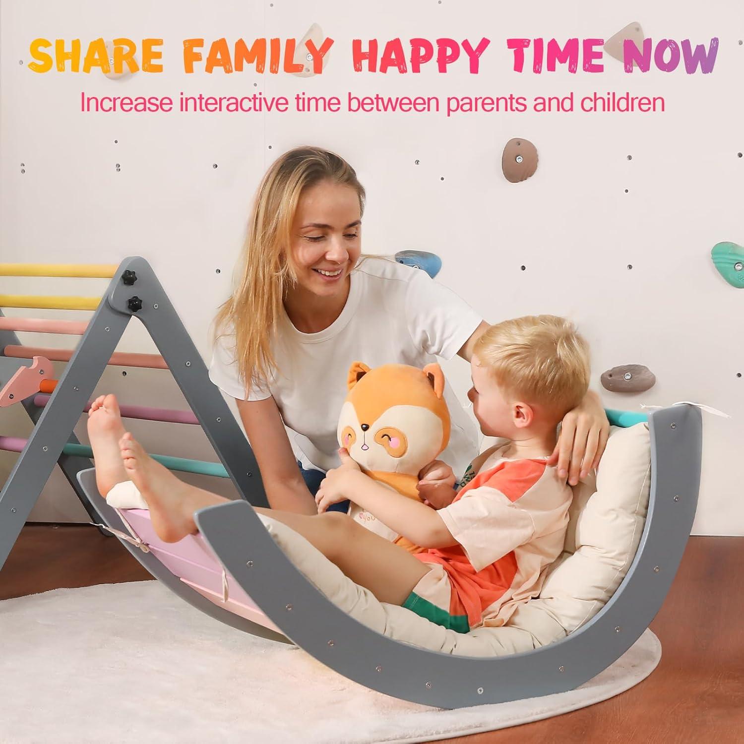 Conjunto Triángulo Pikler Yopnoyik 5 en 1 para Niños