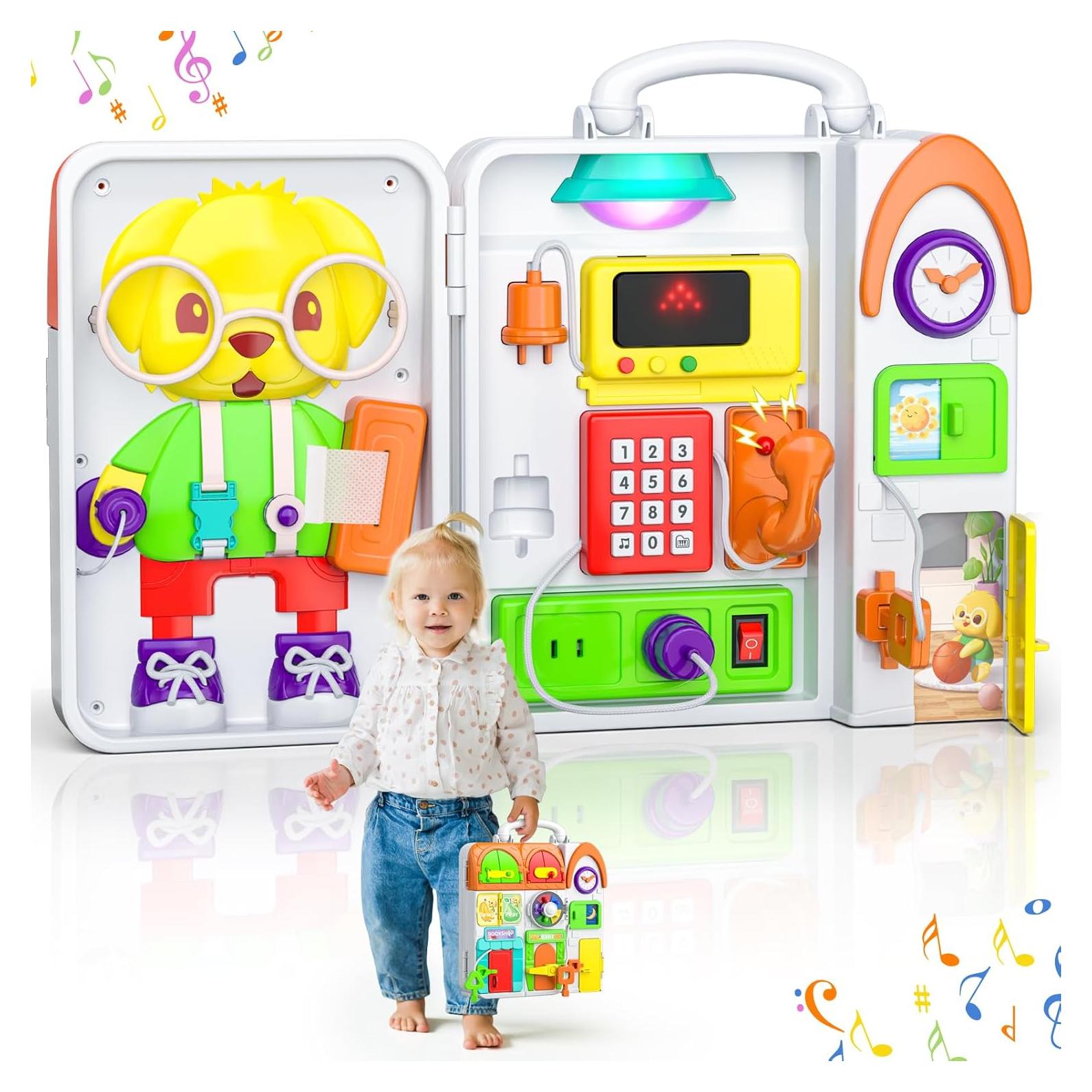 Tablero Ocupado Montessori GLZM para Niños 1-2 Años Musical