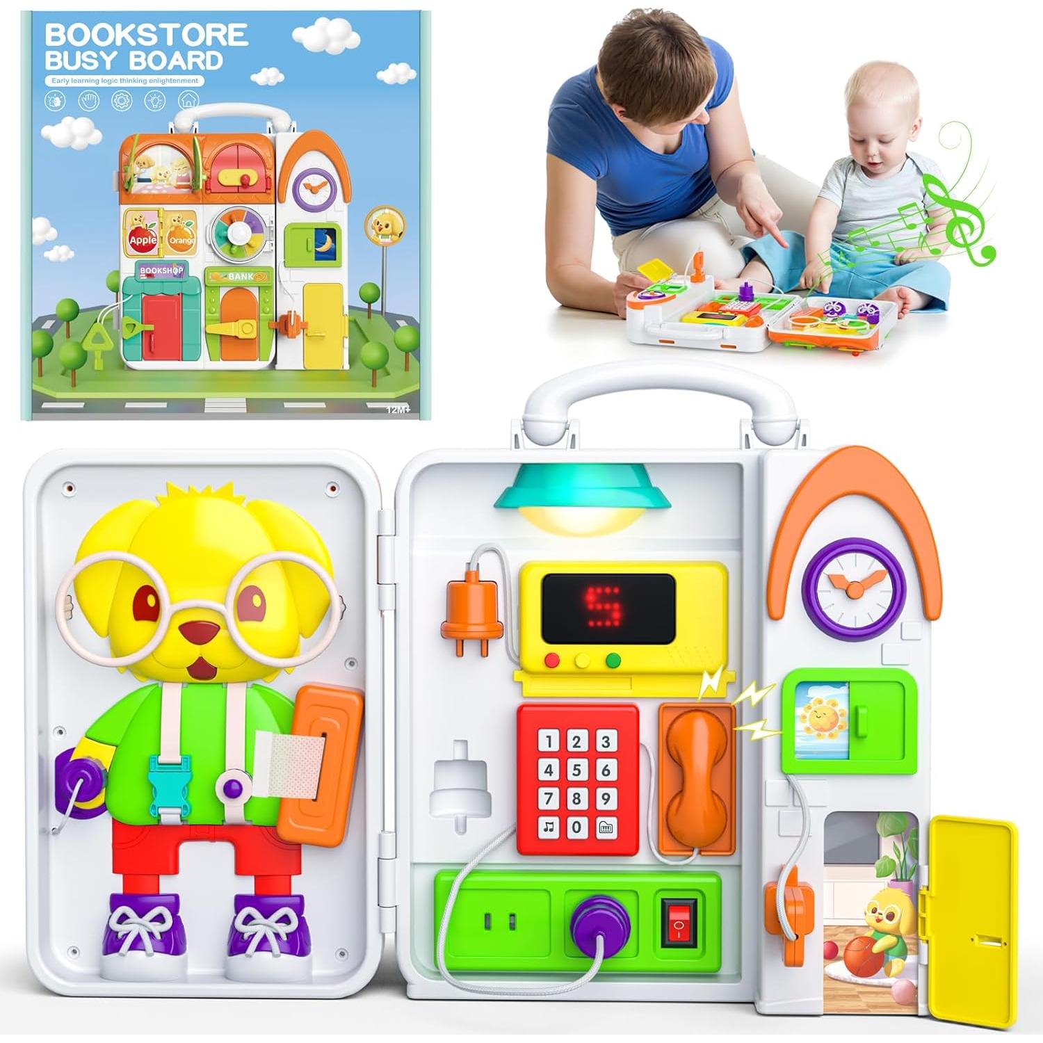 Tablero Ocupado Montessori GLZM para Niños 1-2 Años Musical