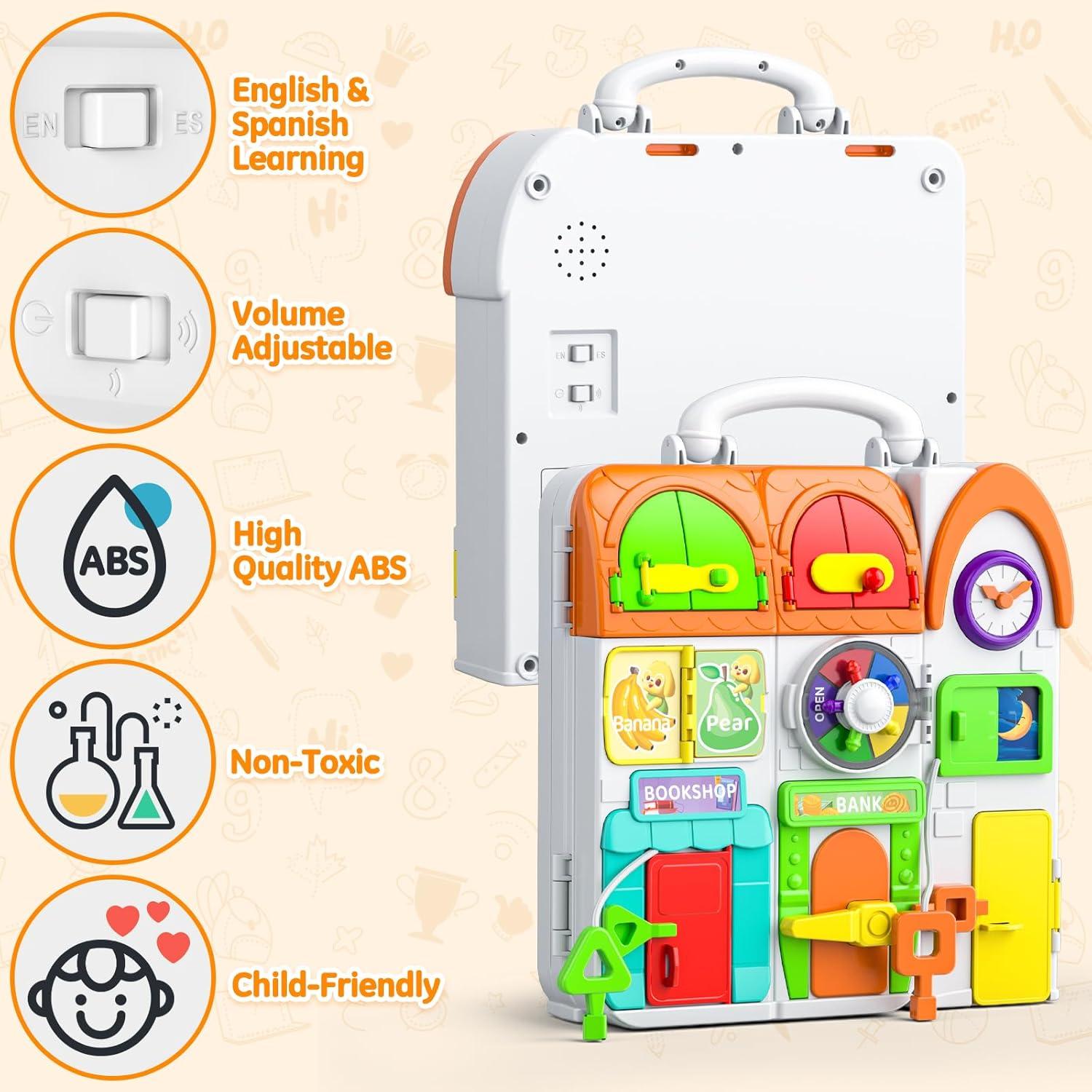 Tablero Ocupado Montessori GLZM para Niños 1-2 Años Musical