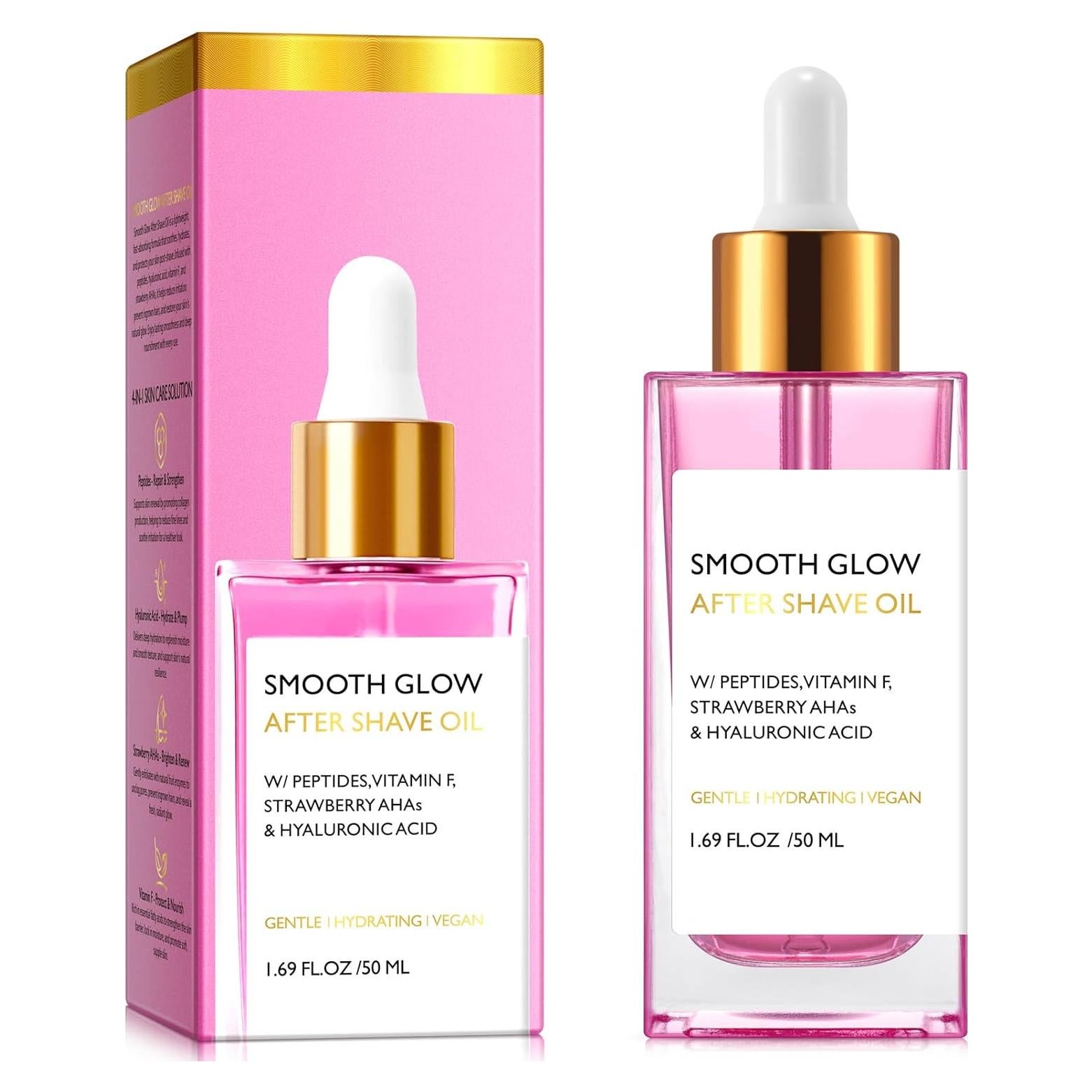 Aceite After Shave Vceeoy 49.9 ml para Mujeres - Suave Vainilla Fresa