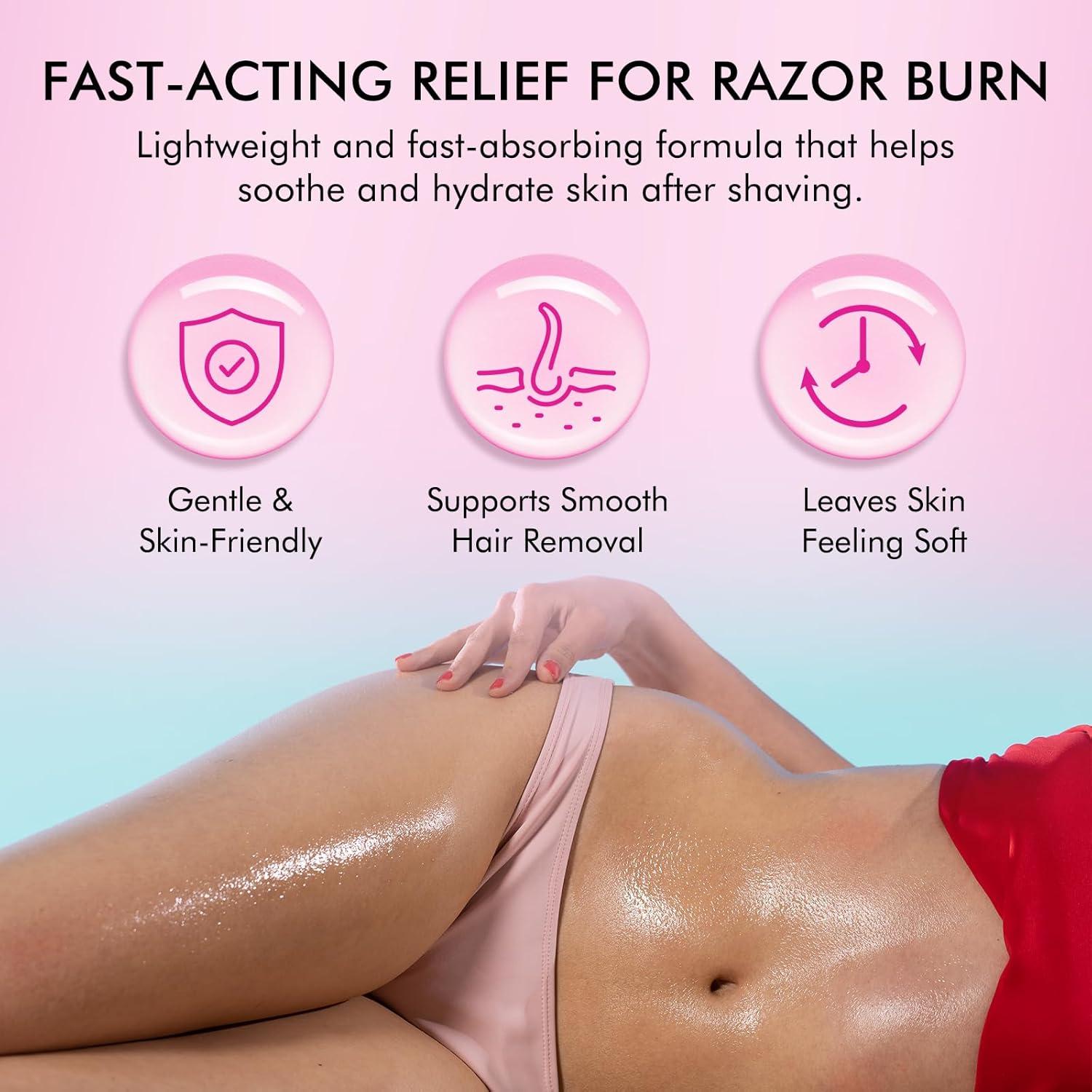 Aceite After Shave Vceeoy 49.9 ml para Mujeres - Suave Vainilla Fresa