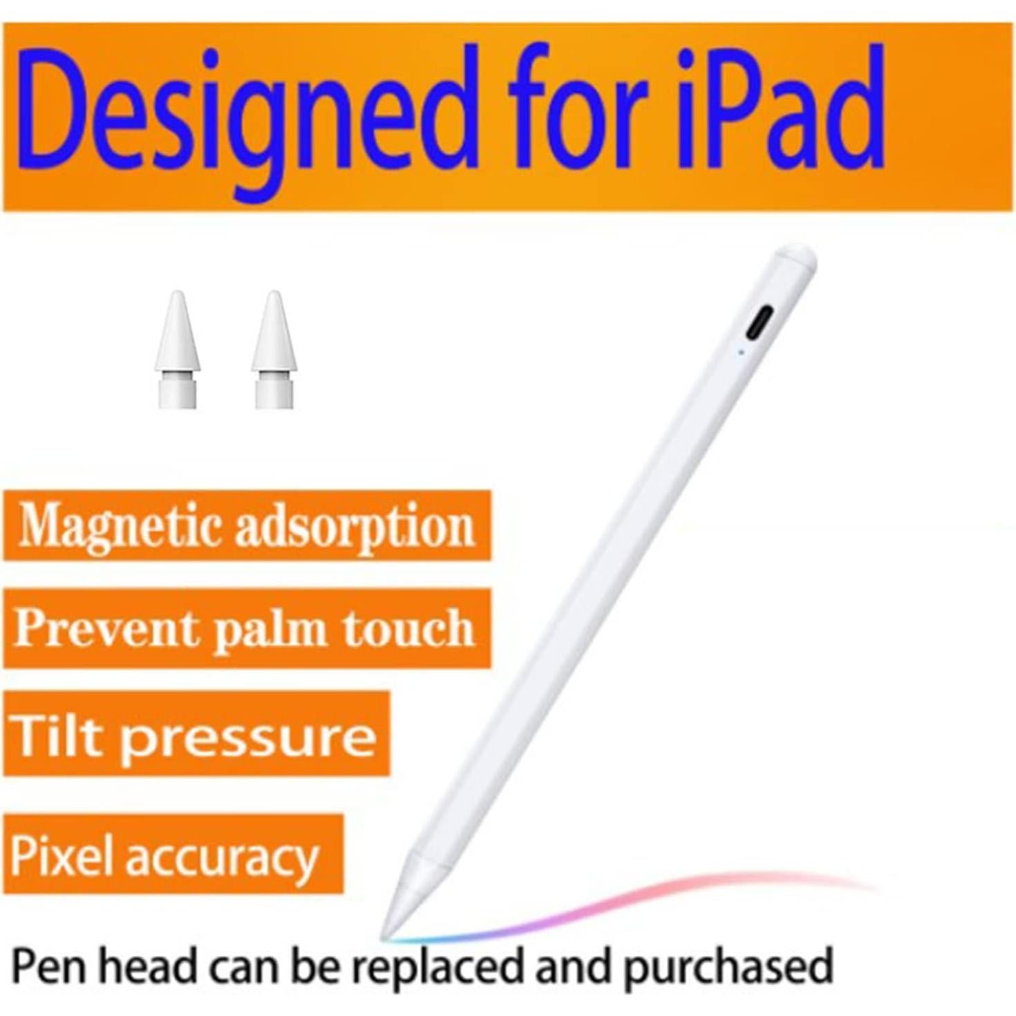 Lápiz Stylus Qukam para iPad con Sensibilidad y Rechazo de Palma