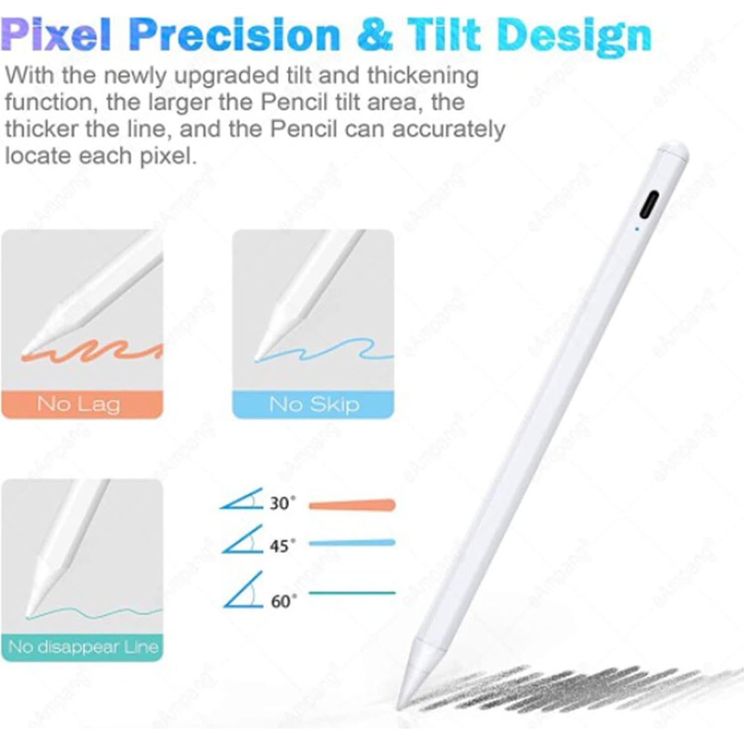 Lápiz Stylus Qukam para iPad con Sensibilidad y Rechazo de Palma